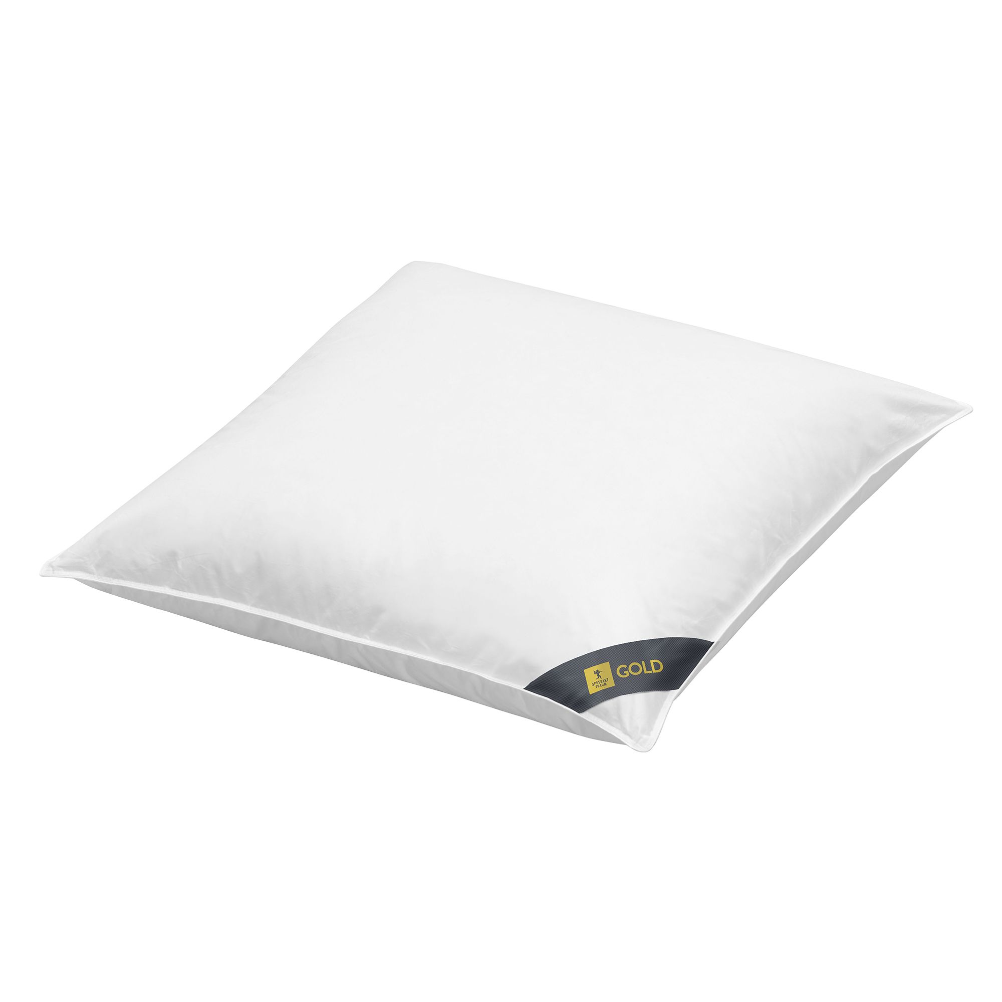 SPESSARTTRAUM 3-Kammerkissen GOLD 10% Gänsefedern 90% Gänsedaunen