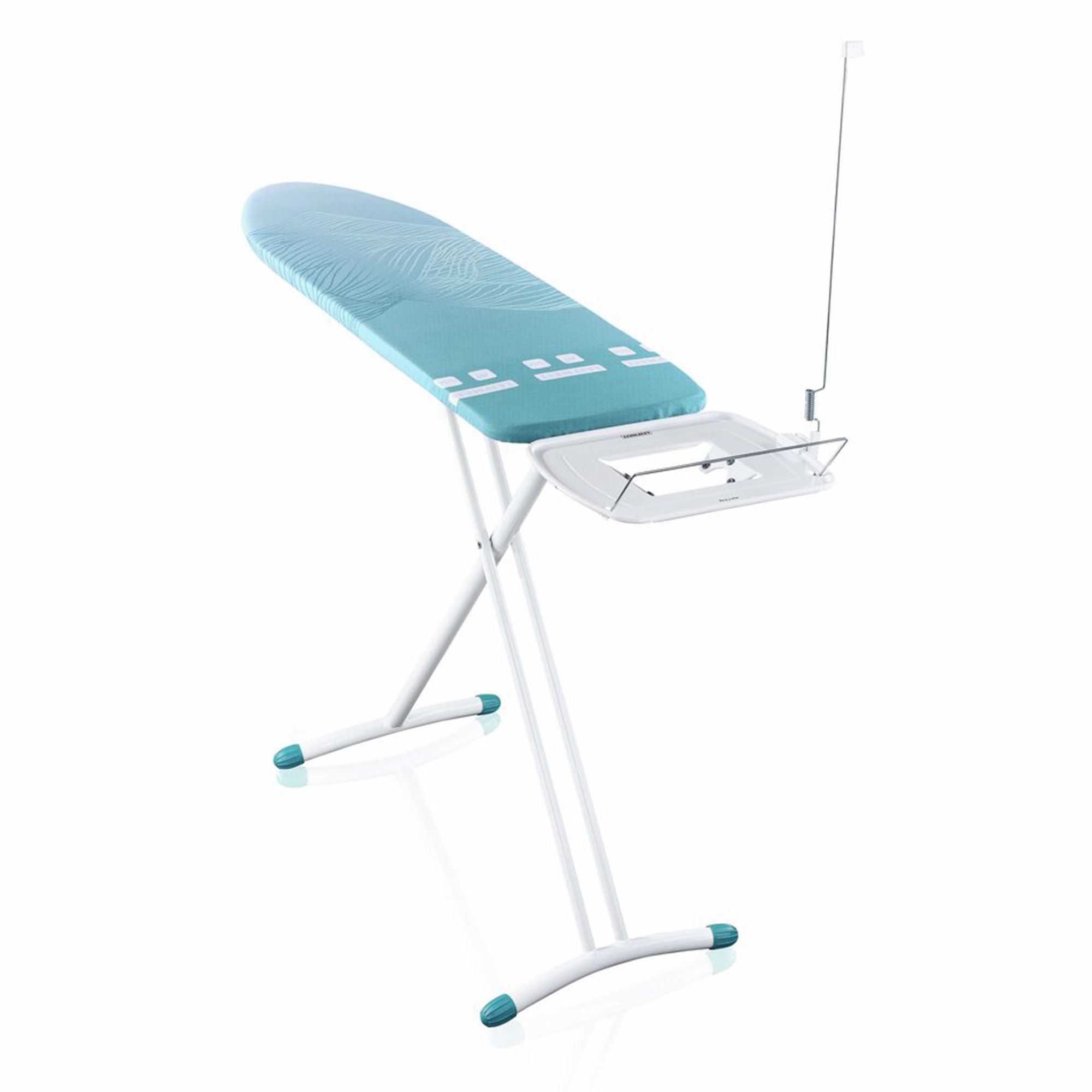 LEIFHEIT Bügeltisch Air Board Express L Kleiderbügelhalter & Höhenverstellbar