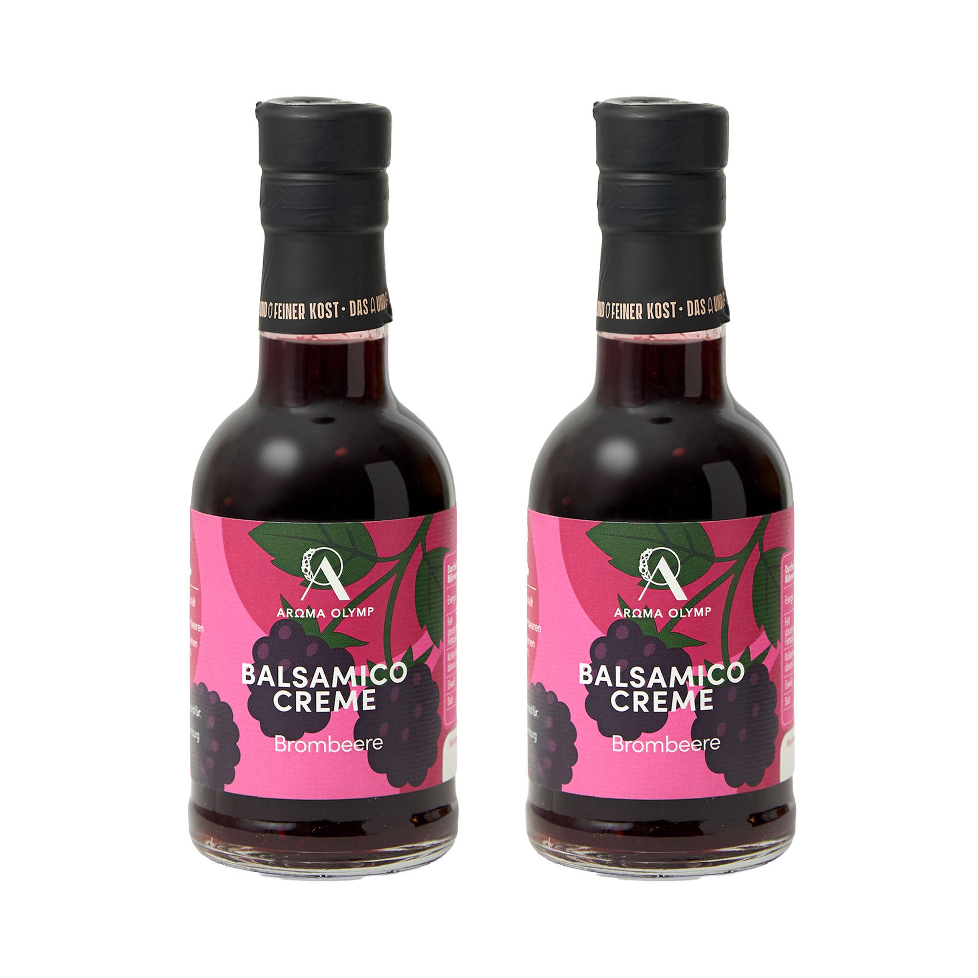 AROMA OLYMP 2x Balsamico Creme Brombeere Set exklusiv bei QVC Inhalt 2x 200ml