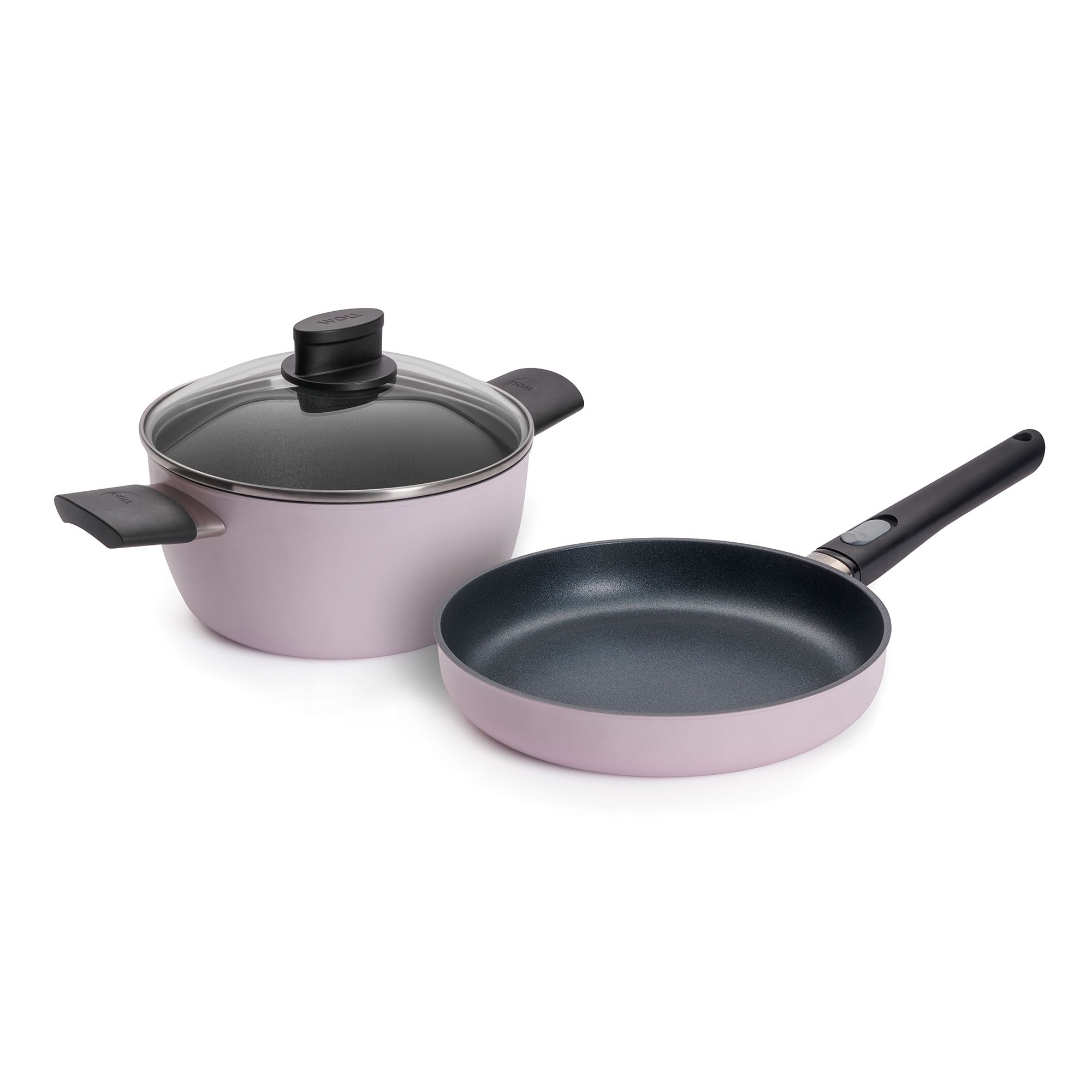 WOLL® Ecolour Topf-& Pfannen-Set Ø20 & 24cm, PFAS frei Made in Germany