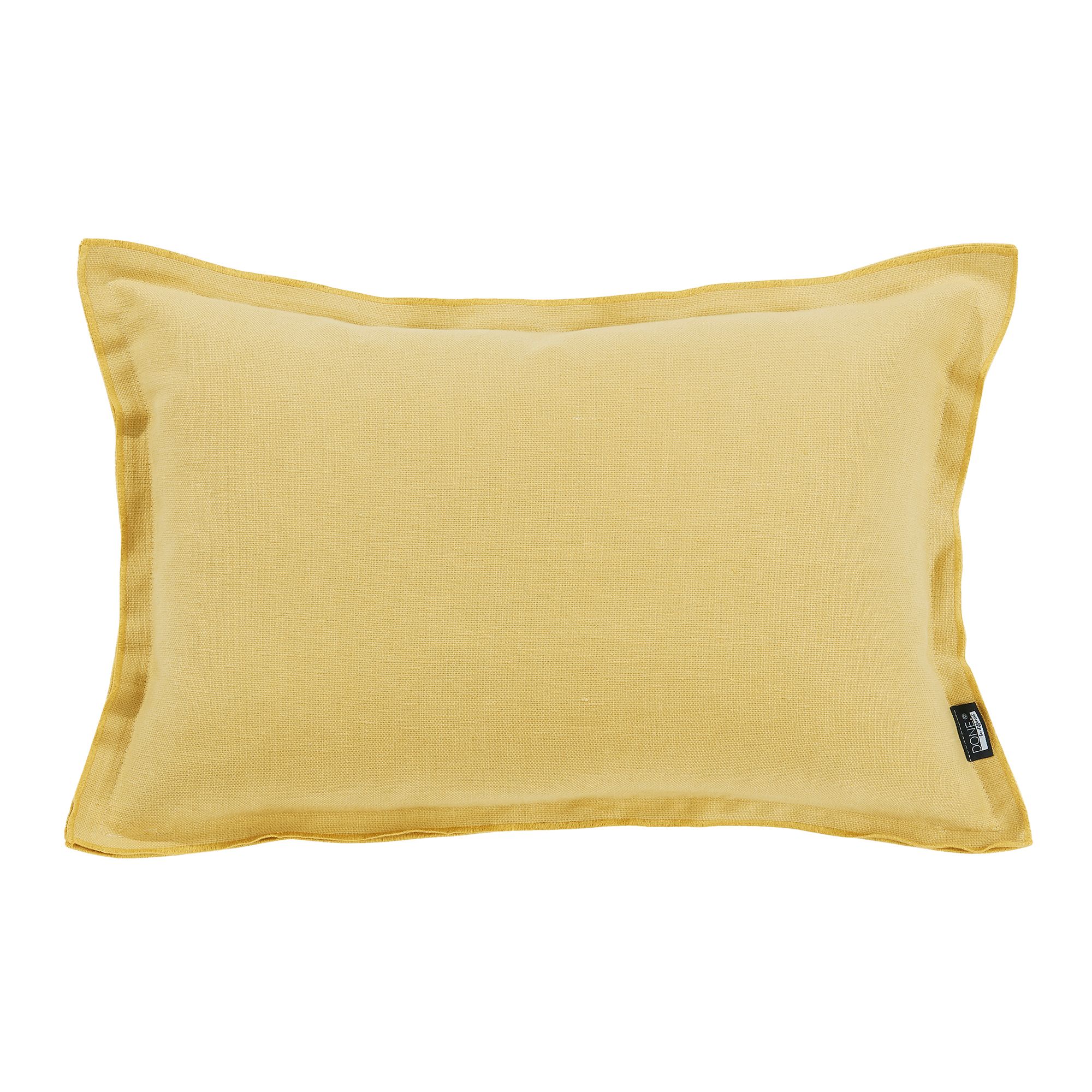 done.® Dekokissenhülle LENE Leinenanteil waschbar