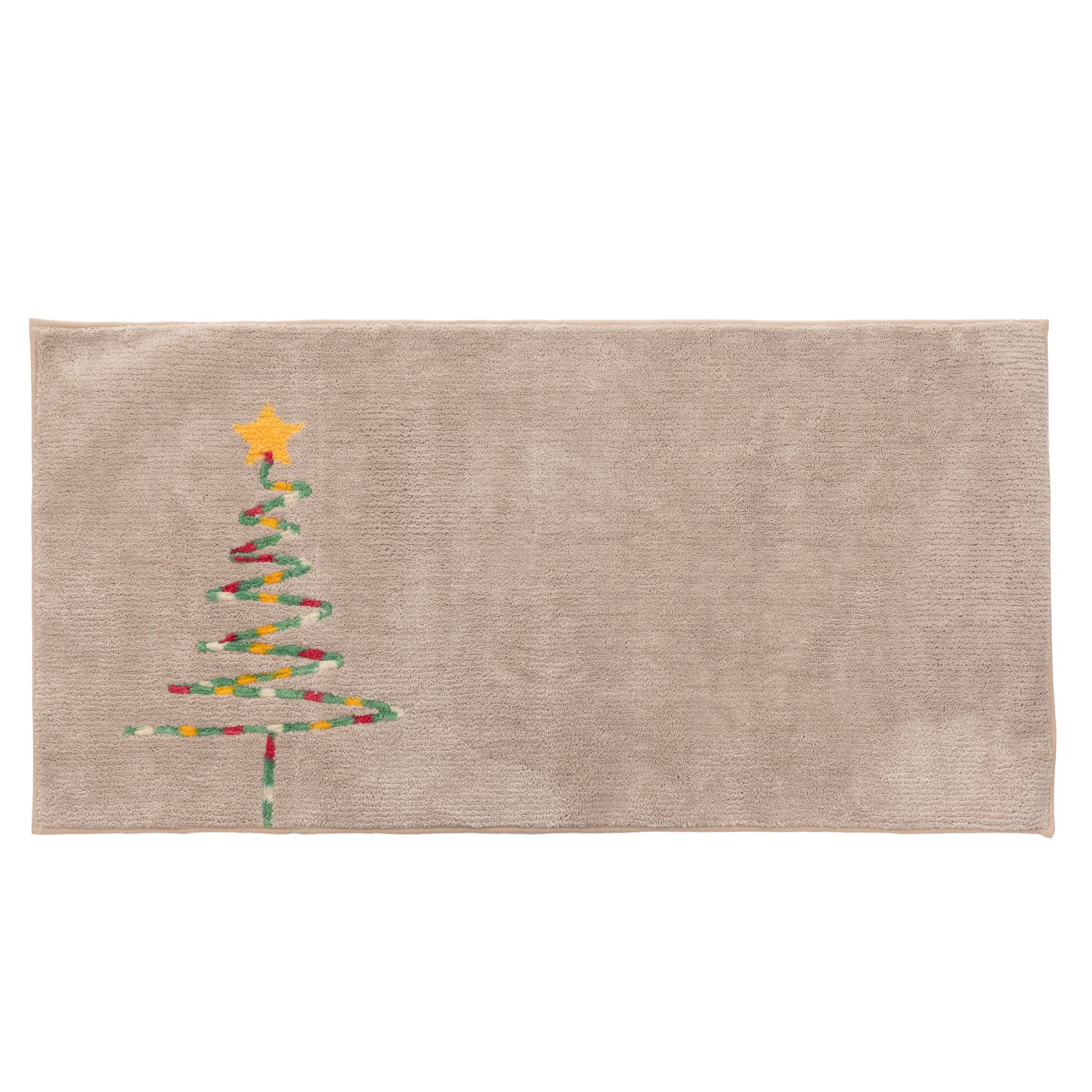 CASA FONDO 1 Läufer Tannenbaum Mikrofaser waschbar