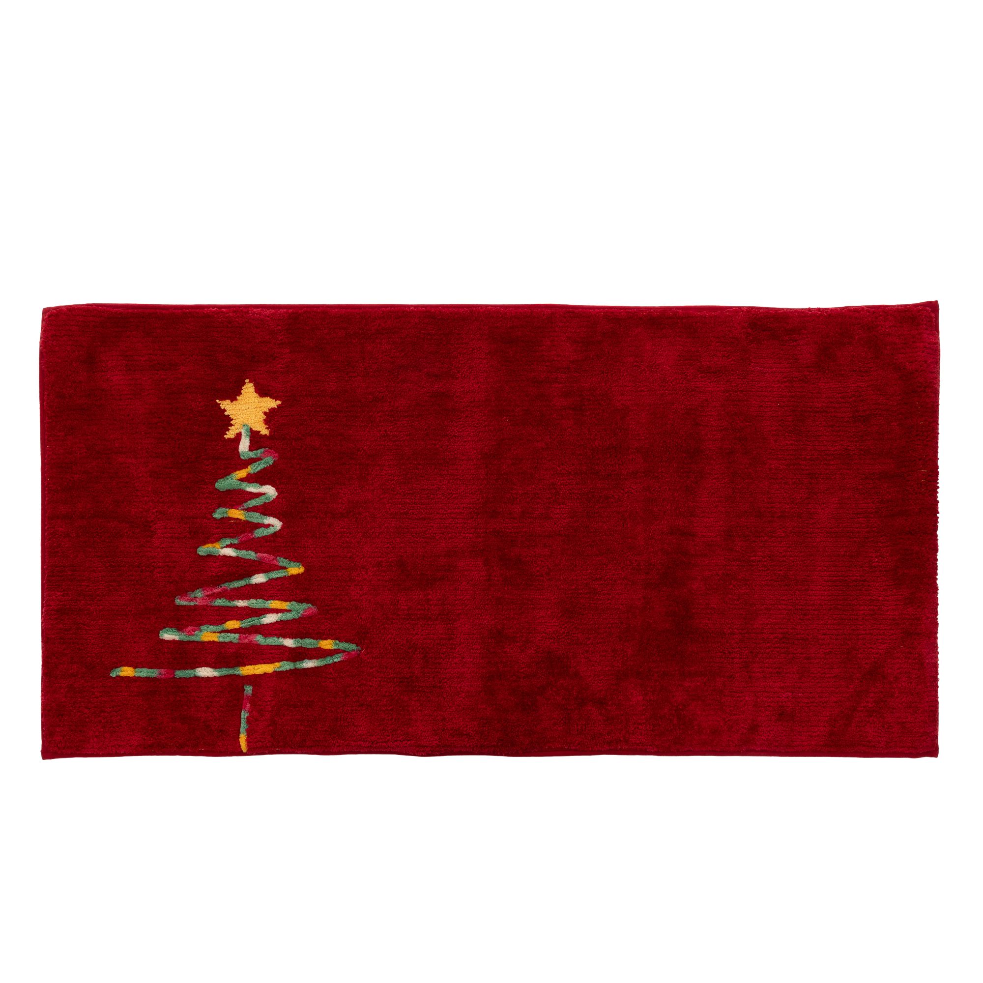 CASA FONDO 1 Läufer Tannenbaum Mikrofaser waschbar