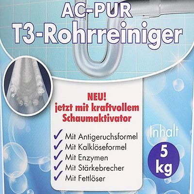 Aqua Clean Pur Reiniger Fur Rohre Abflusse Neue Rezeptur 5kg Qvc De