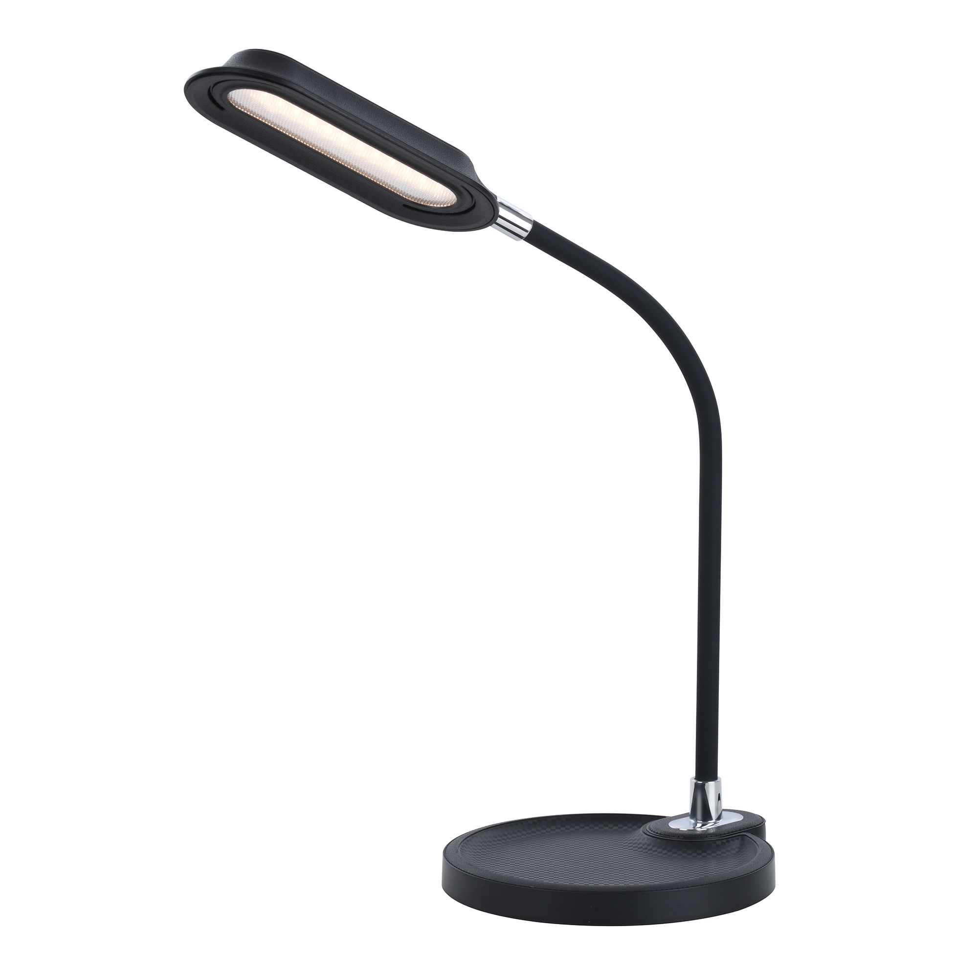 LED-Tischleuchte mit Ablagefläche 3 Lichtfarben stufenlos dimmbar bis max. 800 Lumen