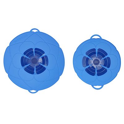 KOCHBLUME® Überkochstopp Größe S Ø 14-18cm & Größe L Ø 14-24cm 2tlg.
