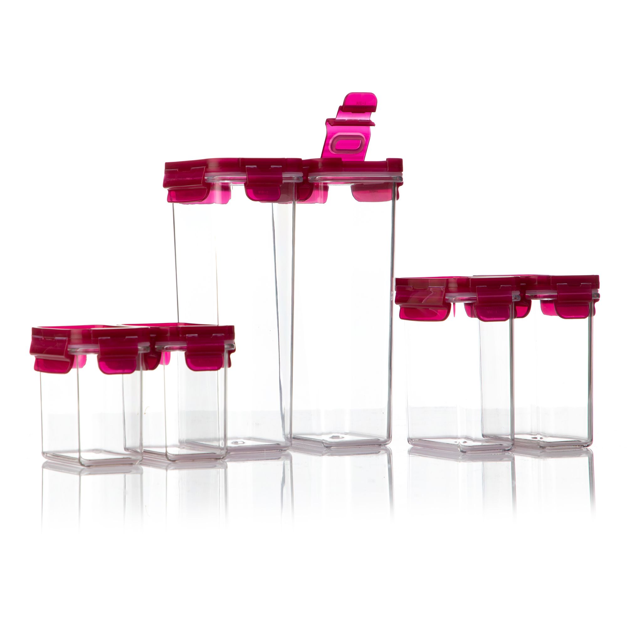 LocknLock 6 Vorratsdosen Tritan™ mit Schüttfunktion 180ml-600ml