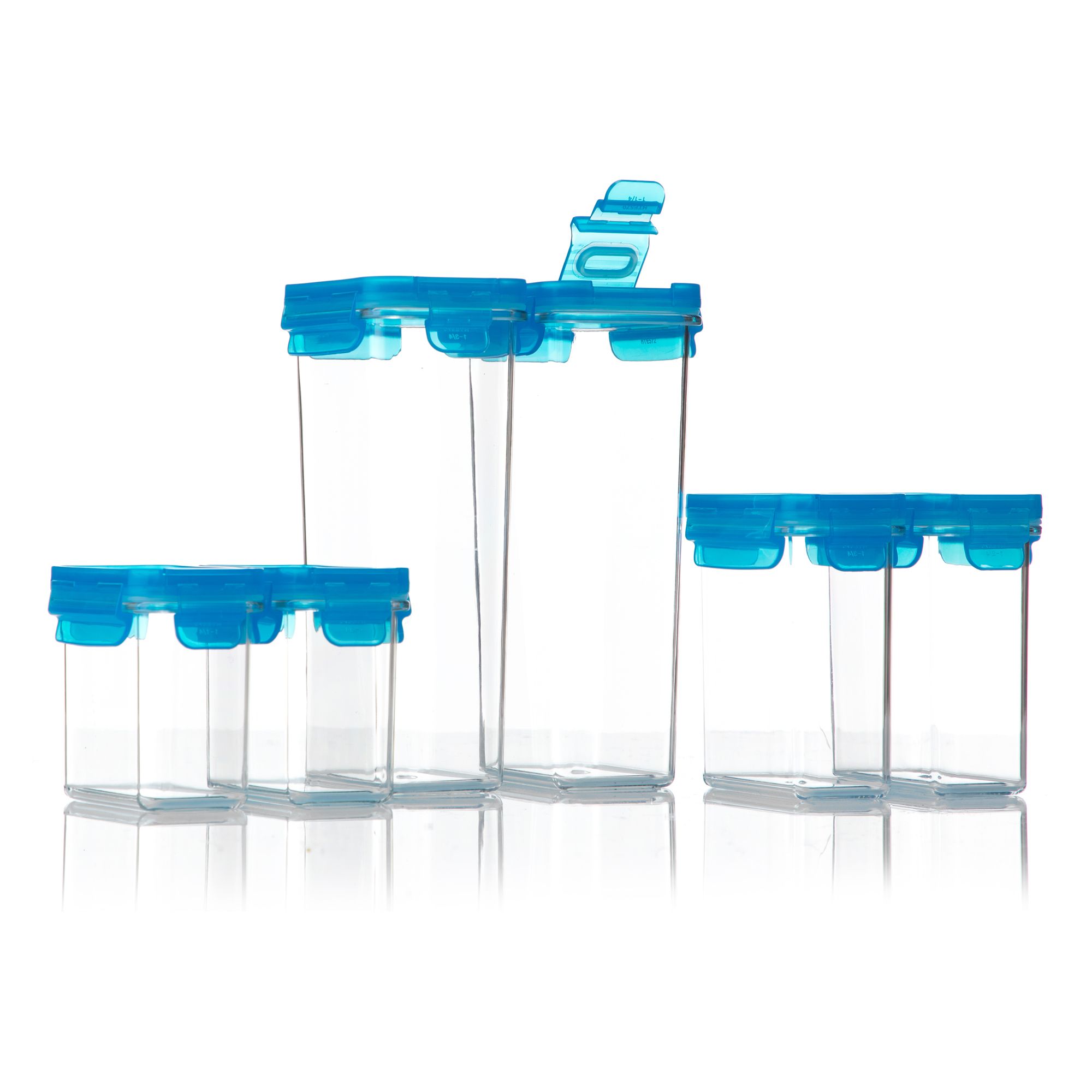 LocknLock 6 Vorratsdosen Tritan™ mit Schüttfunktion 180ml-600ml