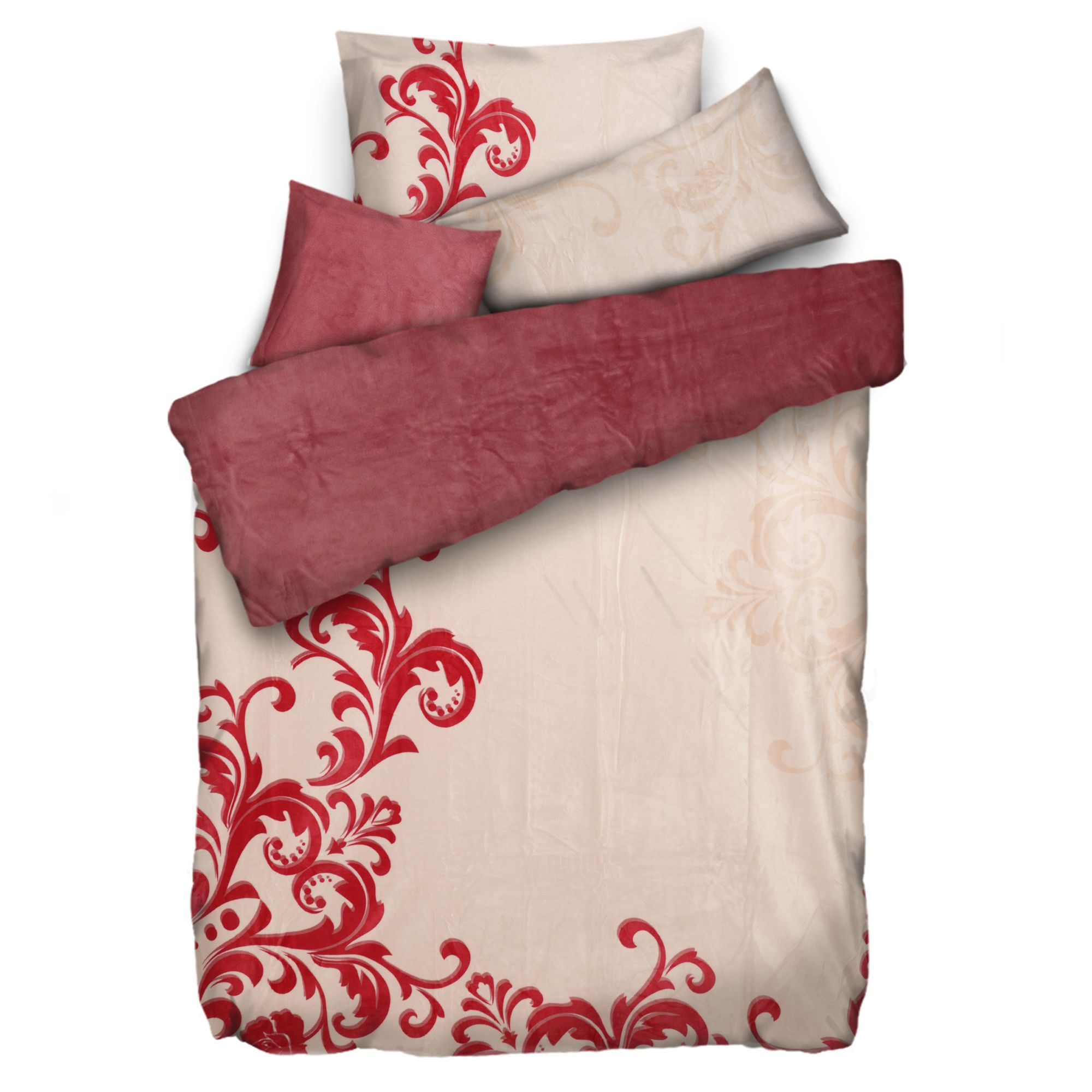 MONT CHALET Wendebettwäsche Glitzerpaspel Mikrofaser Chinchilla Einzelbett, 4tlg.