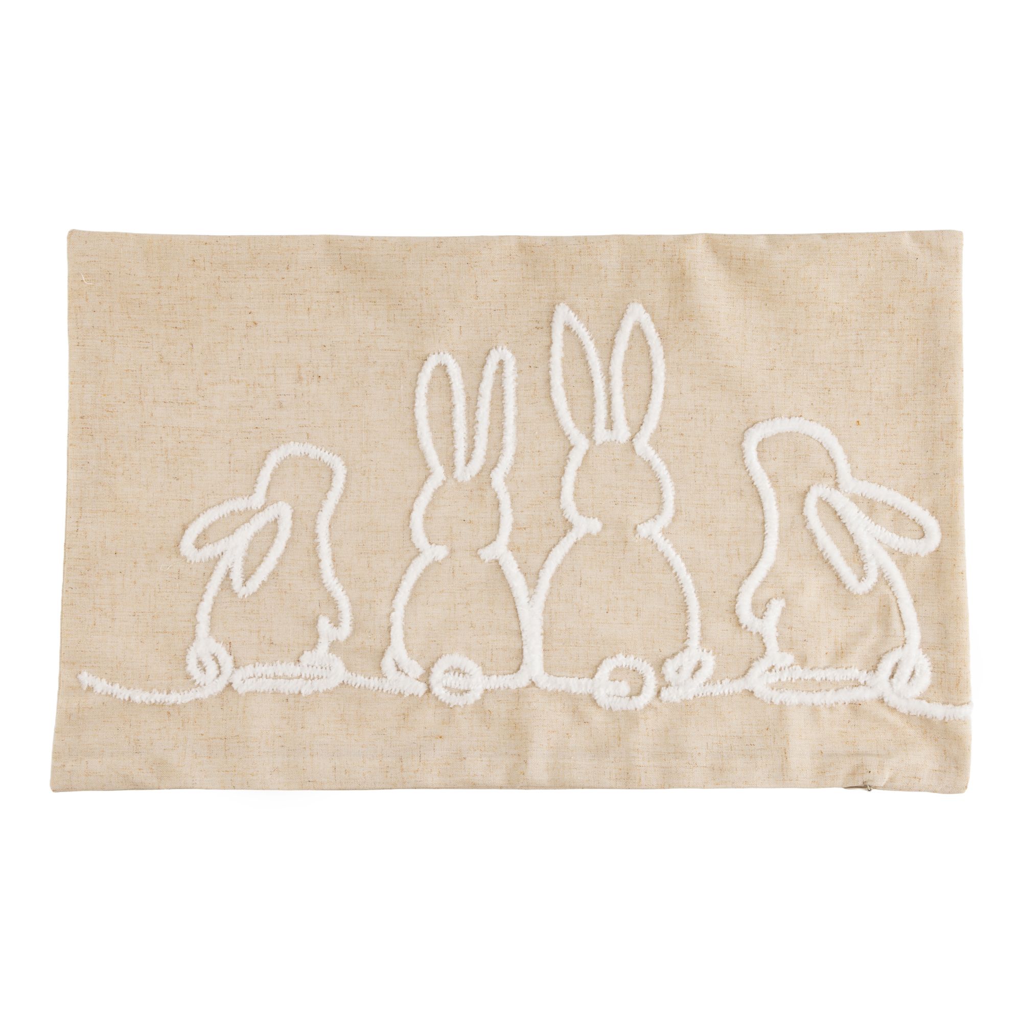 MONT CHALET 1 Dekokissenhülle Osterhasen appliziert waschbar, ca. 30x50cm