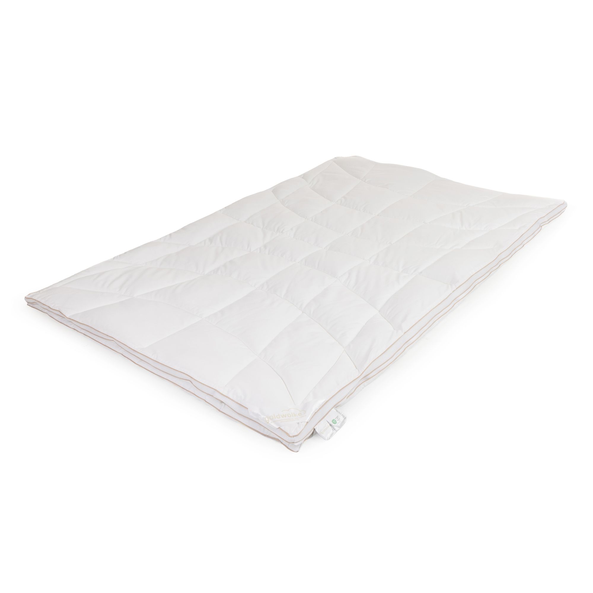 GOLDWOLKE 4-Jahreszeitendecke 30 Jahre QVC Körperzonensteppung f.Allergiker geeignet