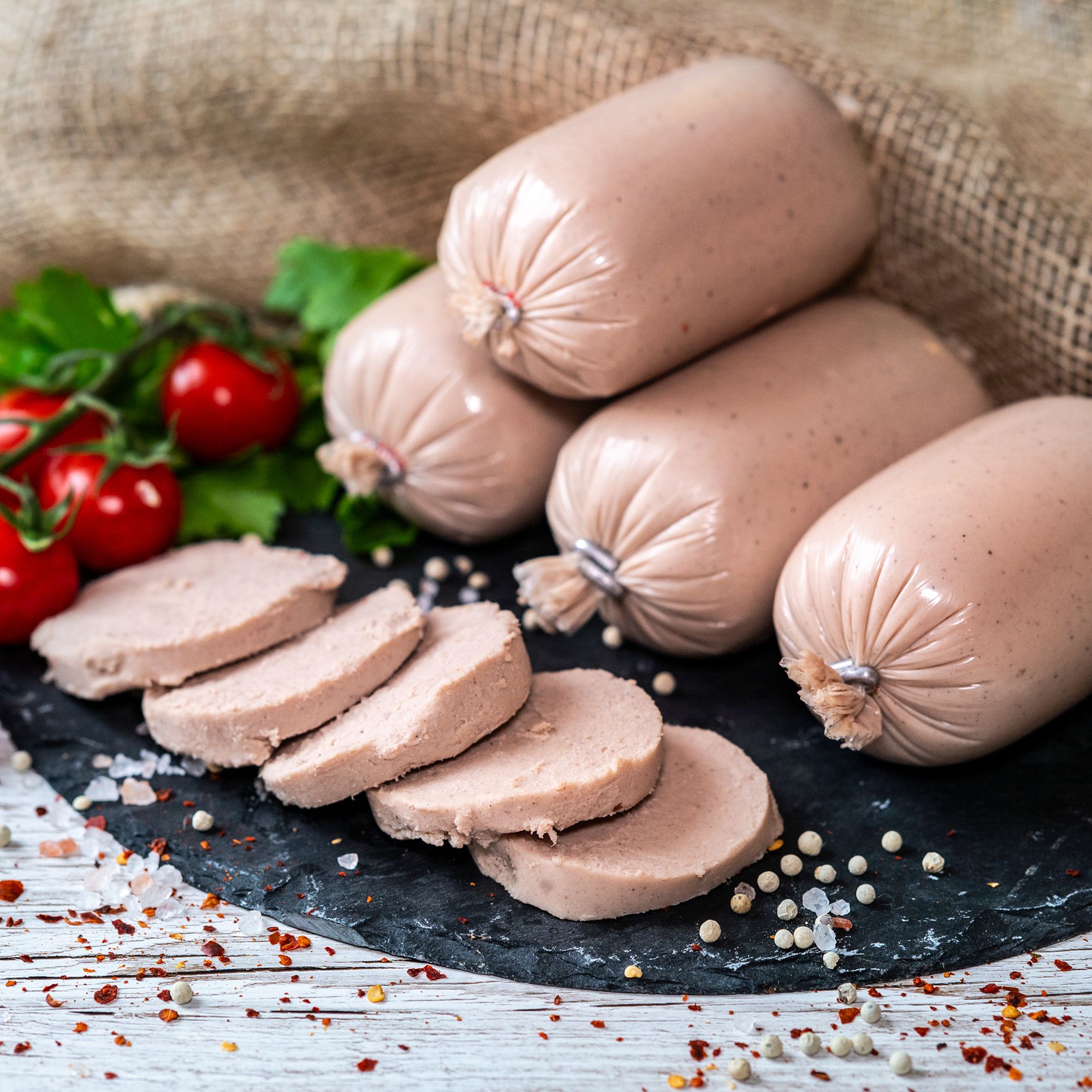 TATRABABKA Tatra-Leberwurst aus Schweinefleisch exklusiv bei QVC Inhalt 4x 250g