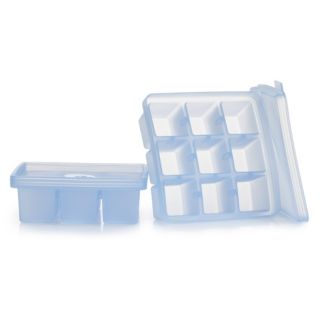 KOCHBLUME® Eiswürfelbehälter aus Silikon inkl. Deckel je 2 Stück