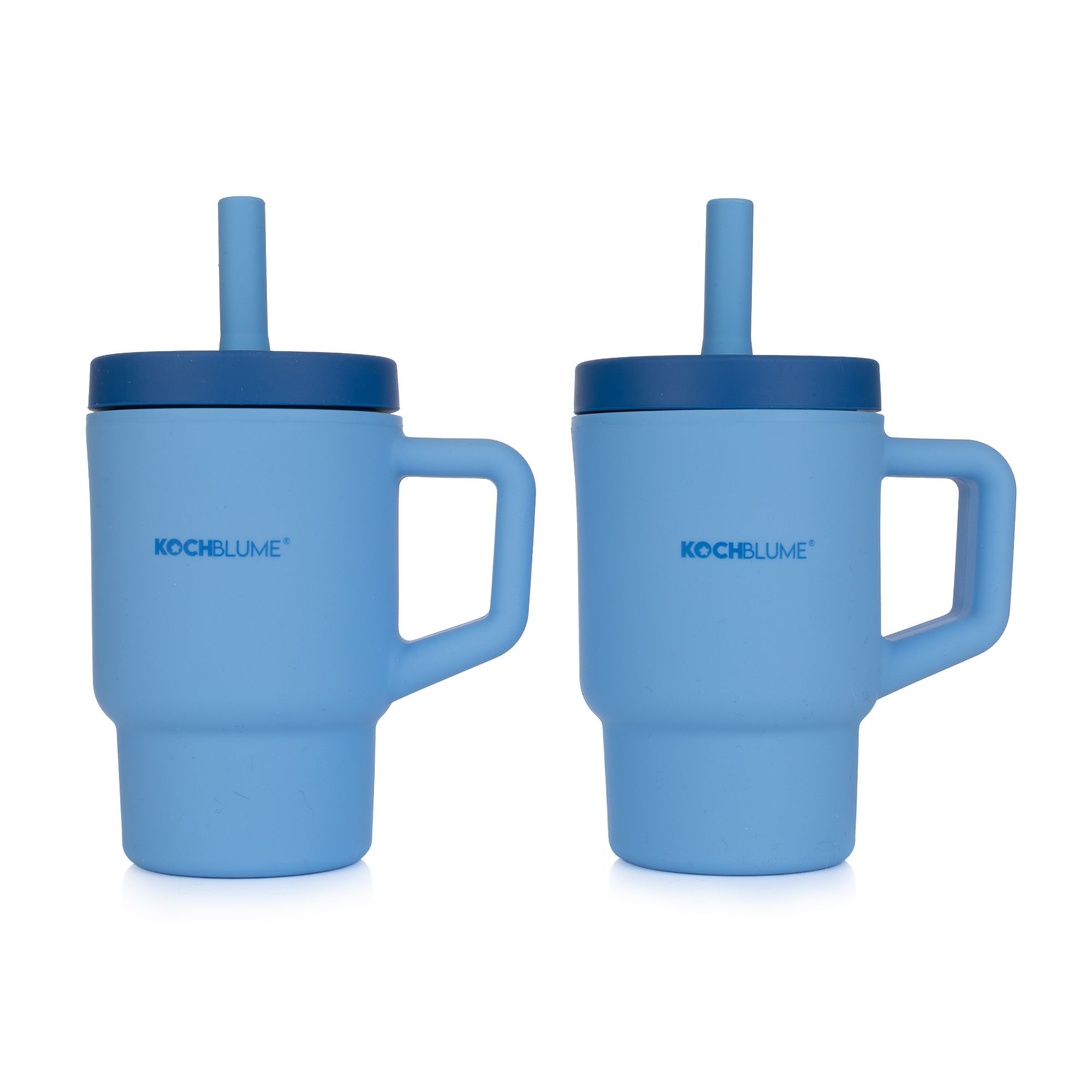 KOCHBLUME® Trinki Trinkbecher Set Auslaufsicher mit Henkel, 2tlg.