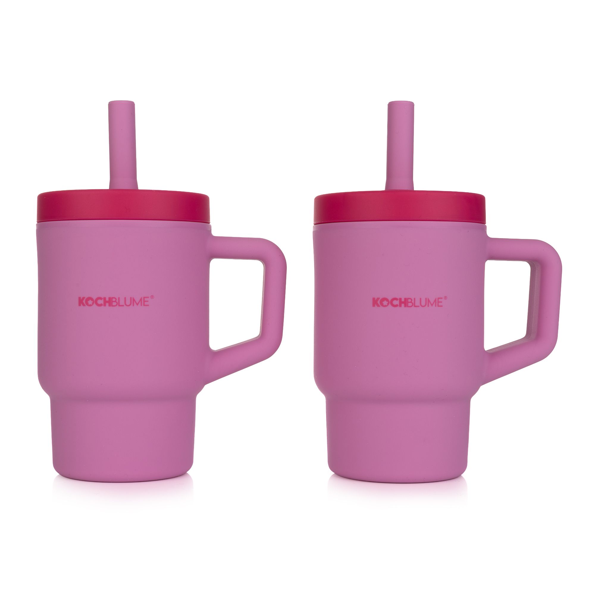 KOCHBLUME® Trinki Trinkbecher Set Auslaufsicher mit Henkel, 2tlg.