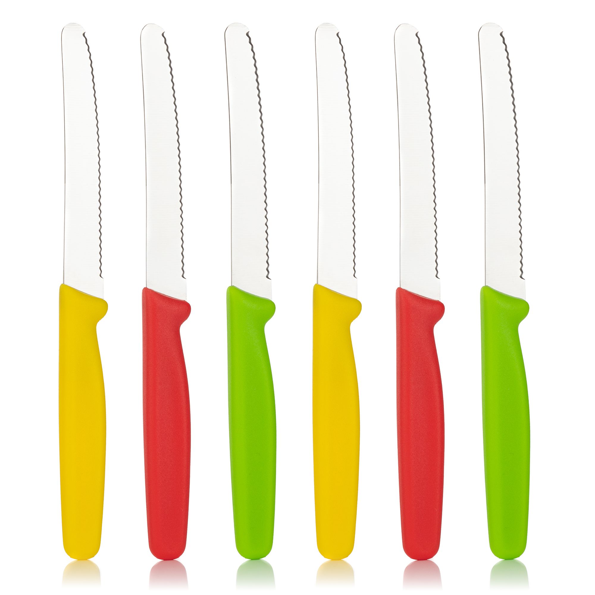 COOLINATO Tafelmesser-Set sehr scharfer Klingenstahl 6tlg.