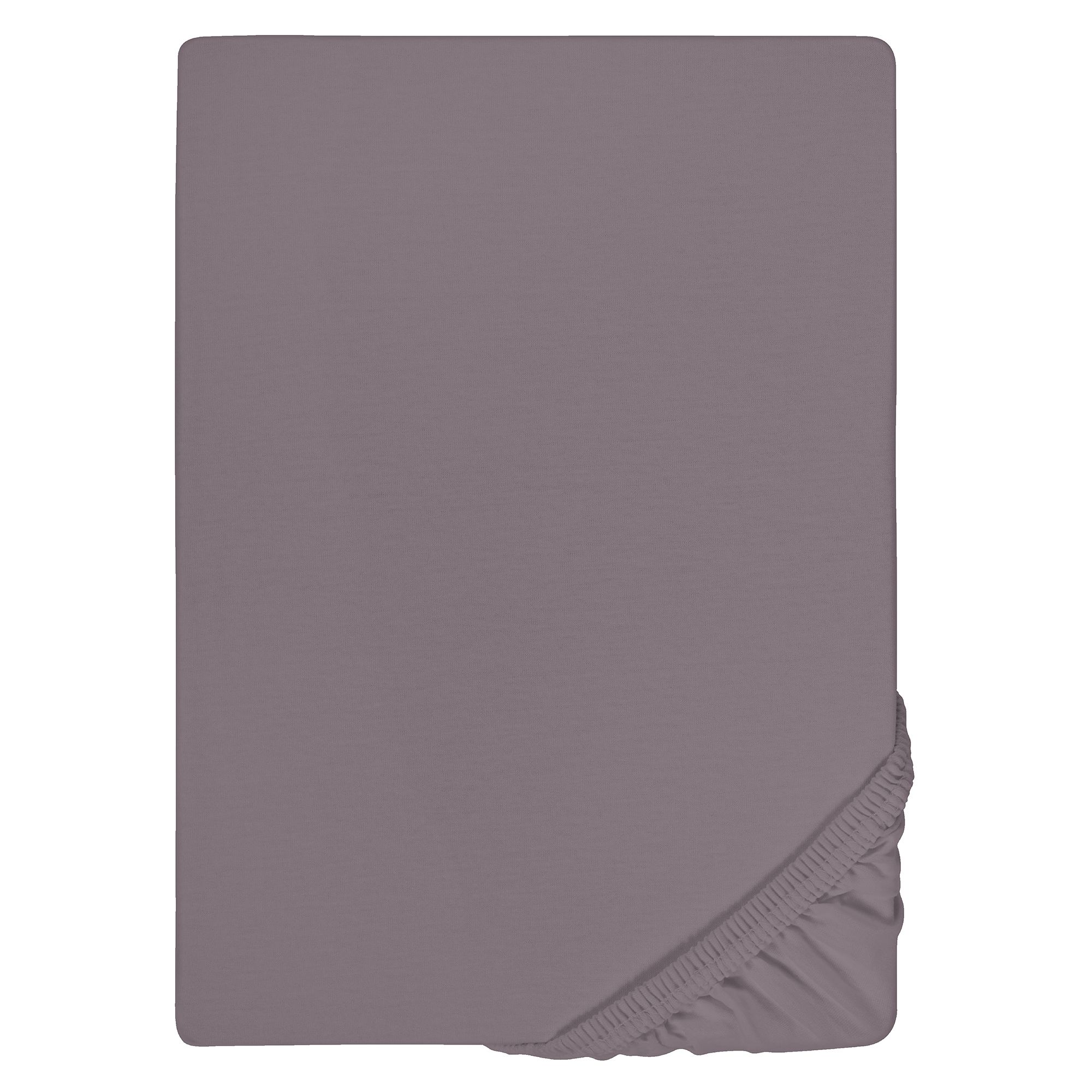 biberna® 1 uni Boxspring- Spannbettlaken Jersey-Elastic Größenauswahl