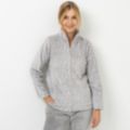 MONT CHALET bedruckte Damen-Jacke Designauswahl Mikrofaser Chinchilla Stehkragen & Taschen
