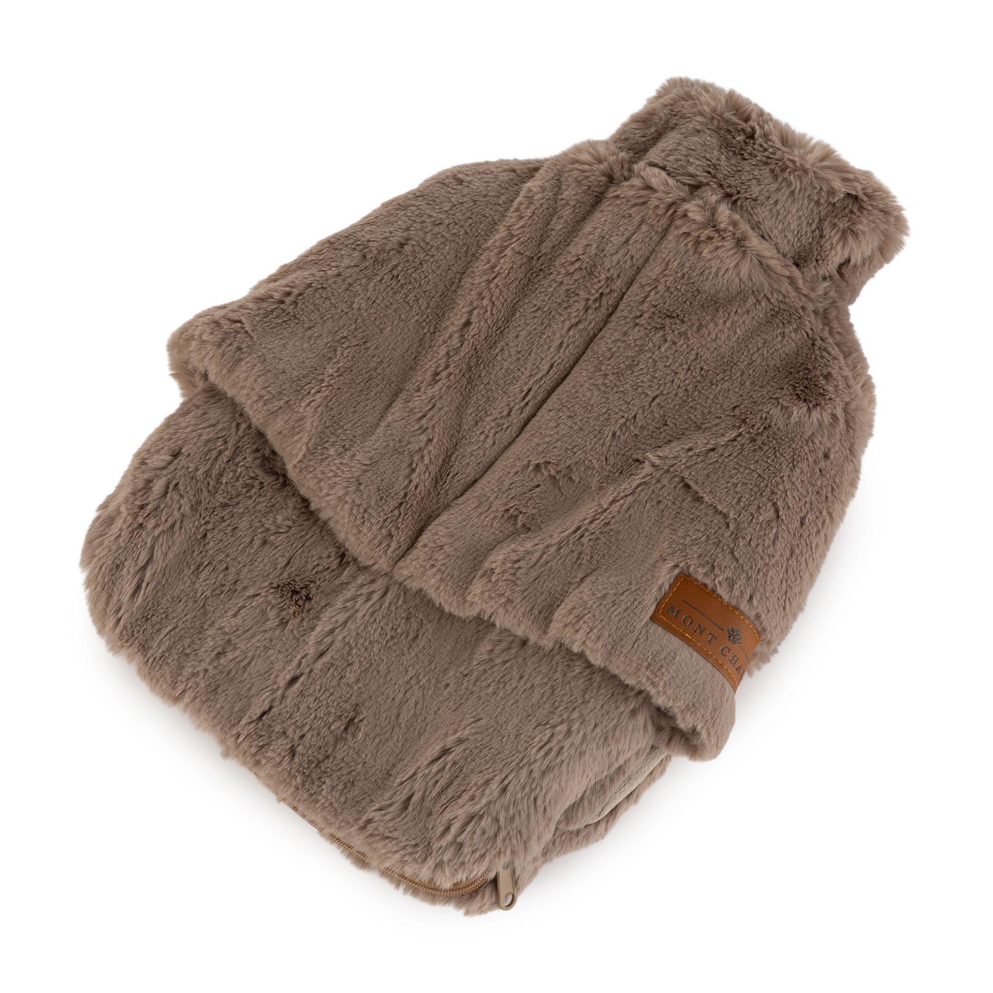 MONT CHALET Wärmflasche Lammfellimitat extra soft Style-Auswahl