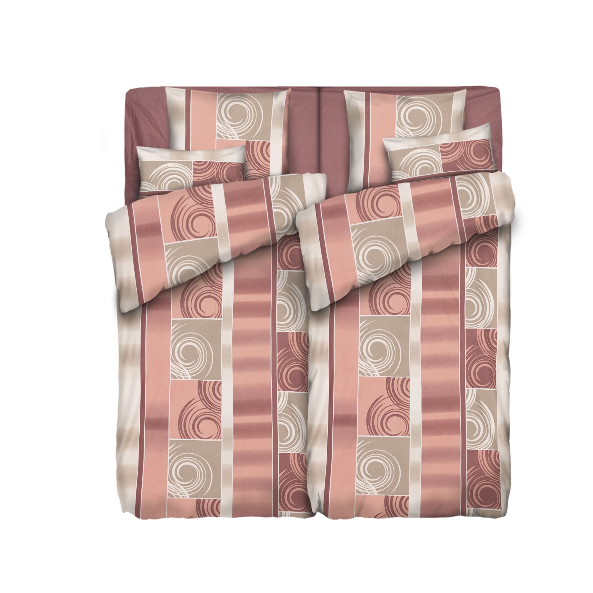 WINTERENGEL Bettwäsche Farbverlauf Mikrofaser Flanell Doppelbett, 8tlg.