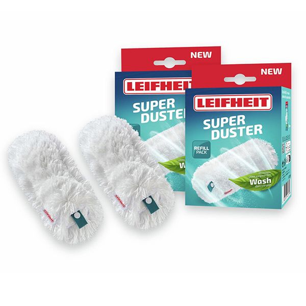 LEIFHEIT Staubbezug für Staubwedel SUPERDUSTER 2er-Set