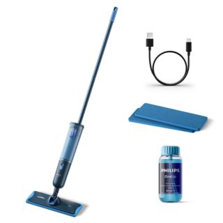 PHILIPS OneUp 3000 Series Elektrischer Mopp inkl. 2x Wischpad & Reiniger