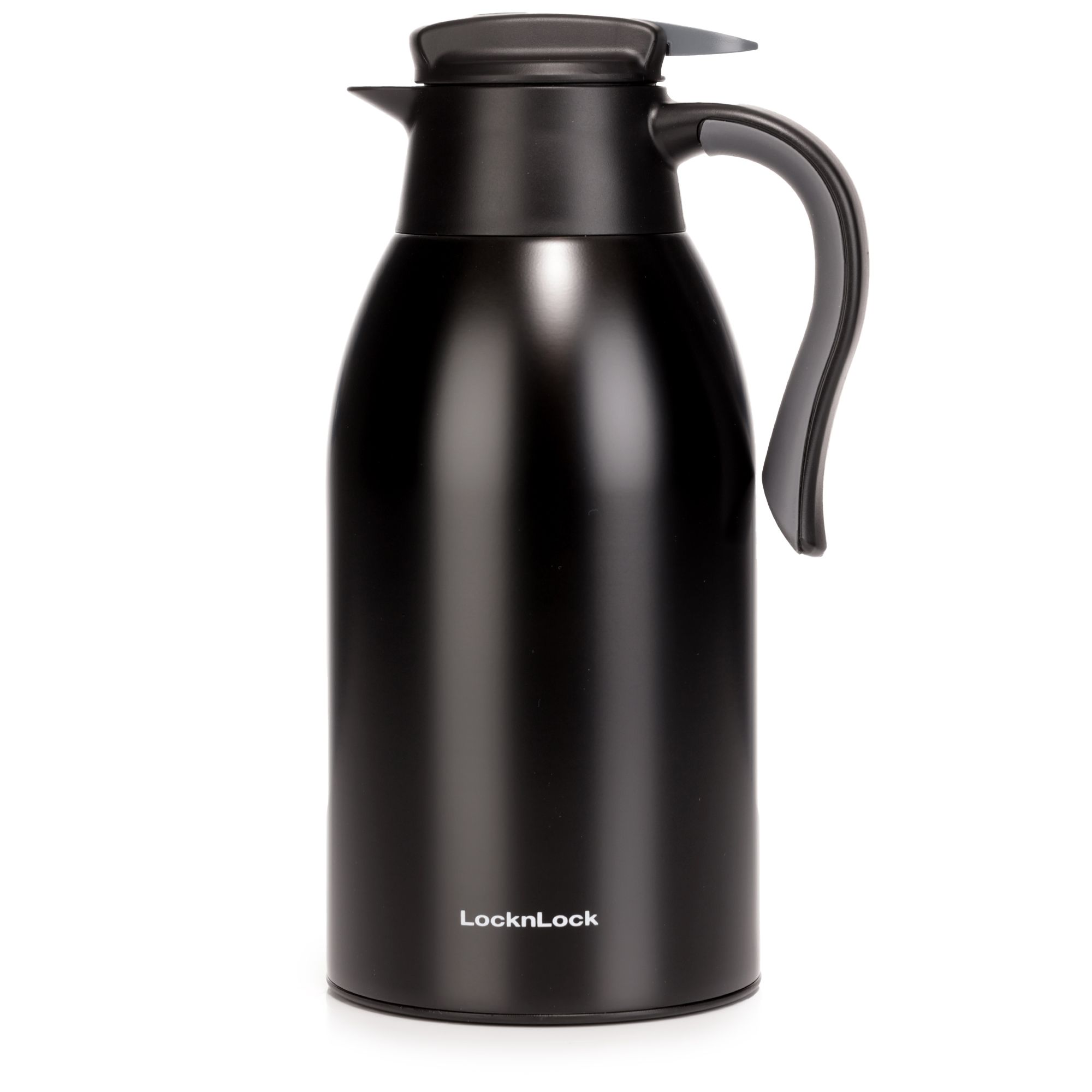 LocknLock Isolierkanne aus Edelstahl mit One-Touch Bedienung 2,2L Volumen
