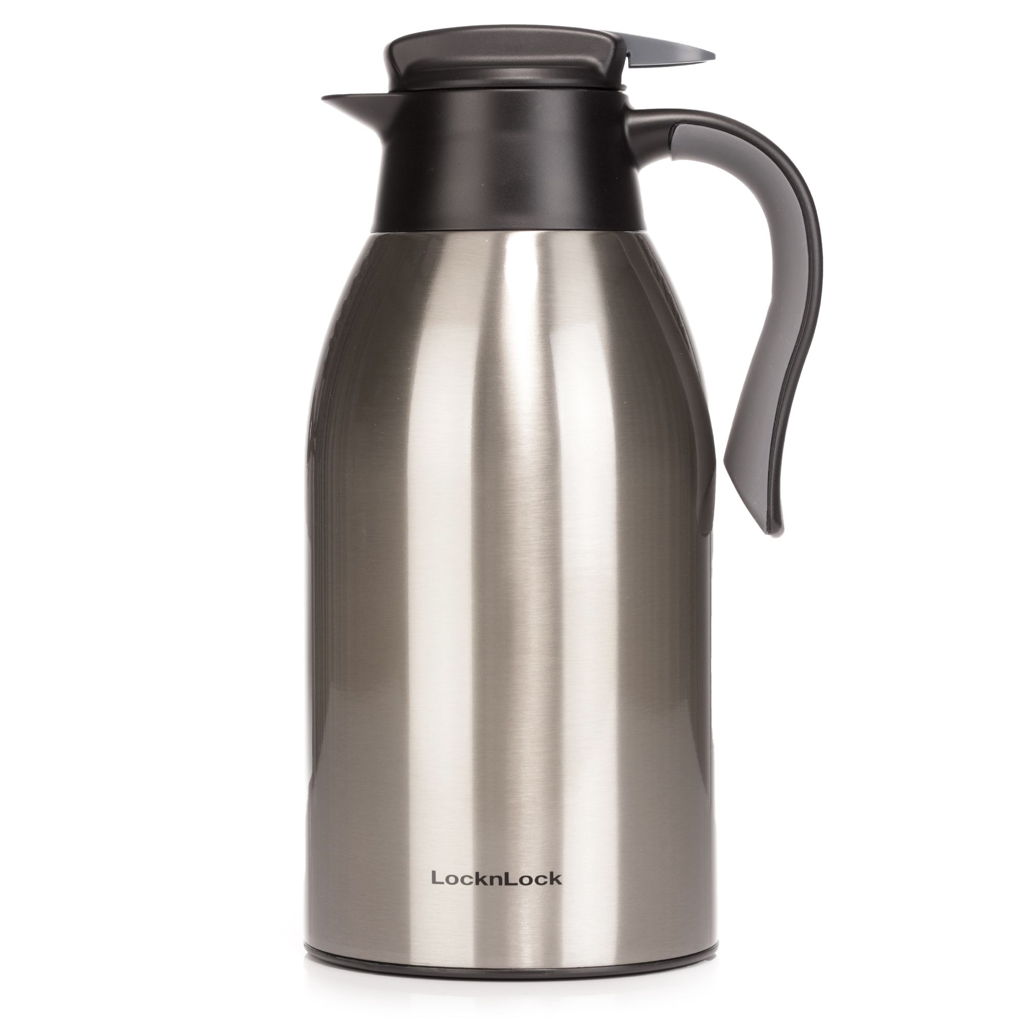LocknLock Isolierkanne aus Edelstahl mit One-Touch Bedienung 2,2L Volumen