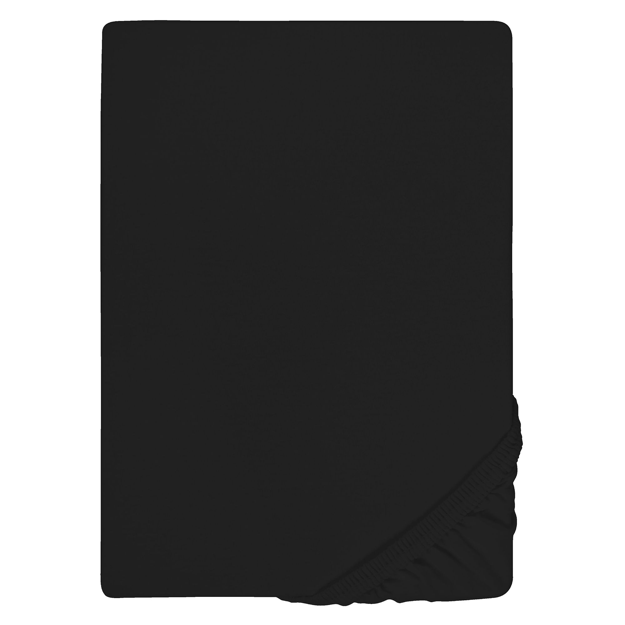 biberna® 1 uni Topper- Spannbettlaken Jersey-Elastic Größenauswahl