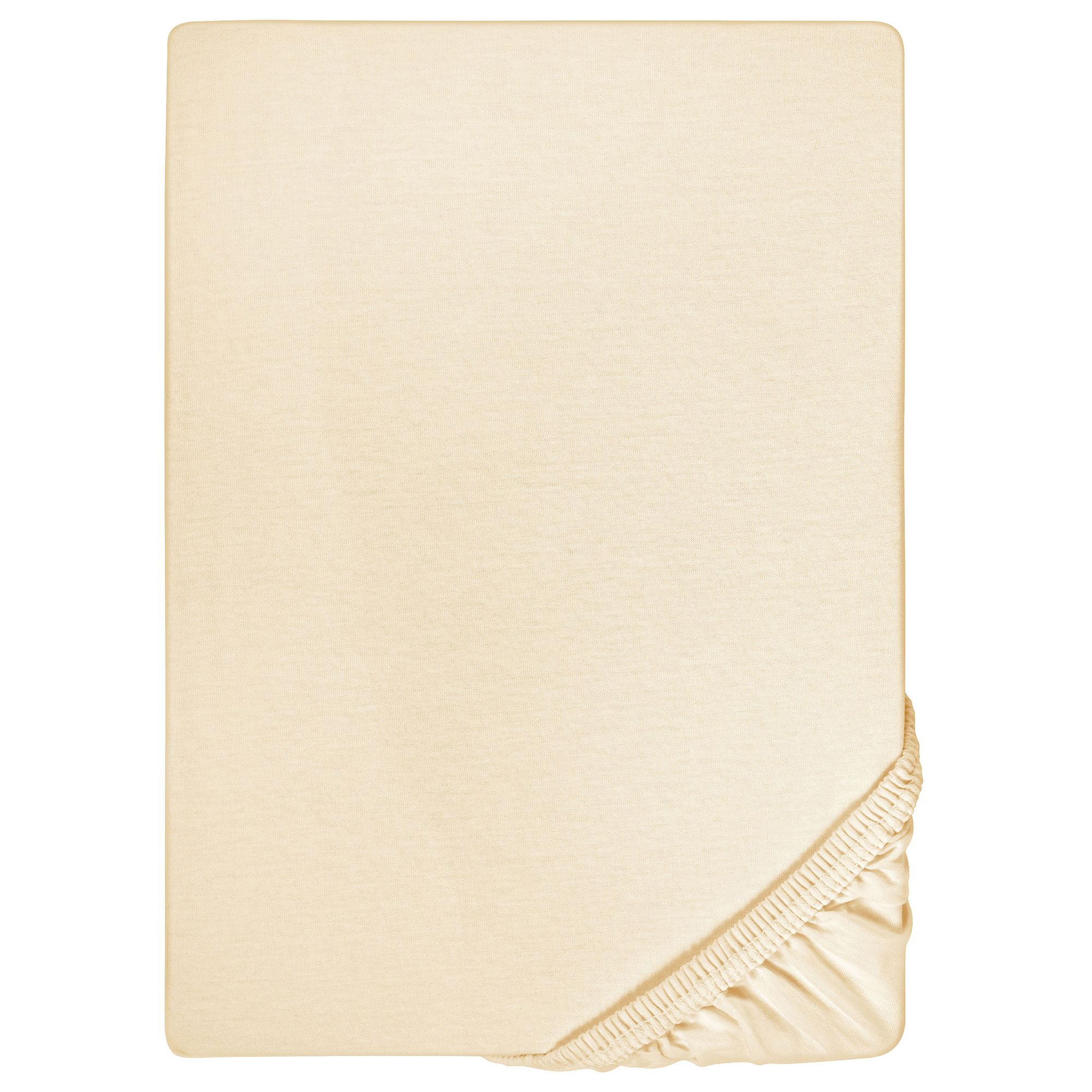 biberna® 1 uni Topper- Spannbettlaken Jersey-Elastic Größenauswahl