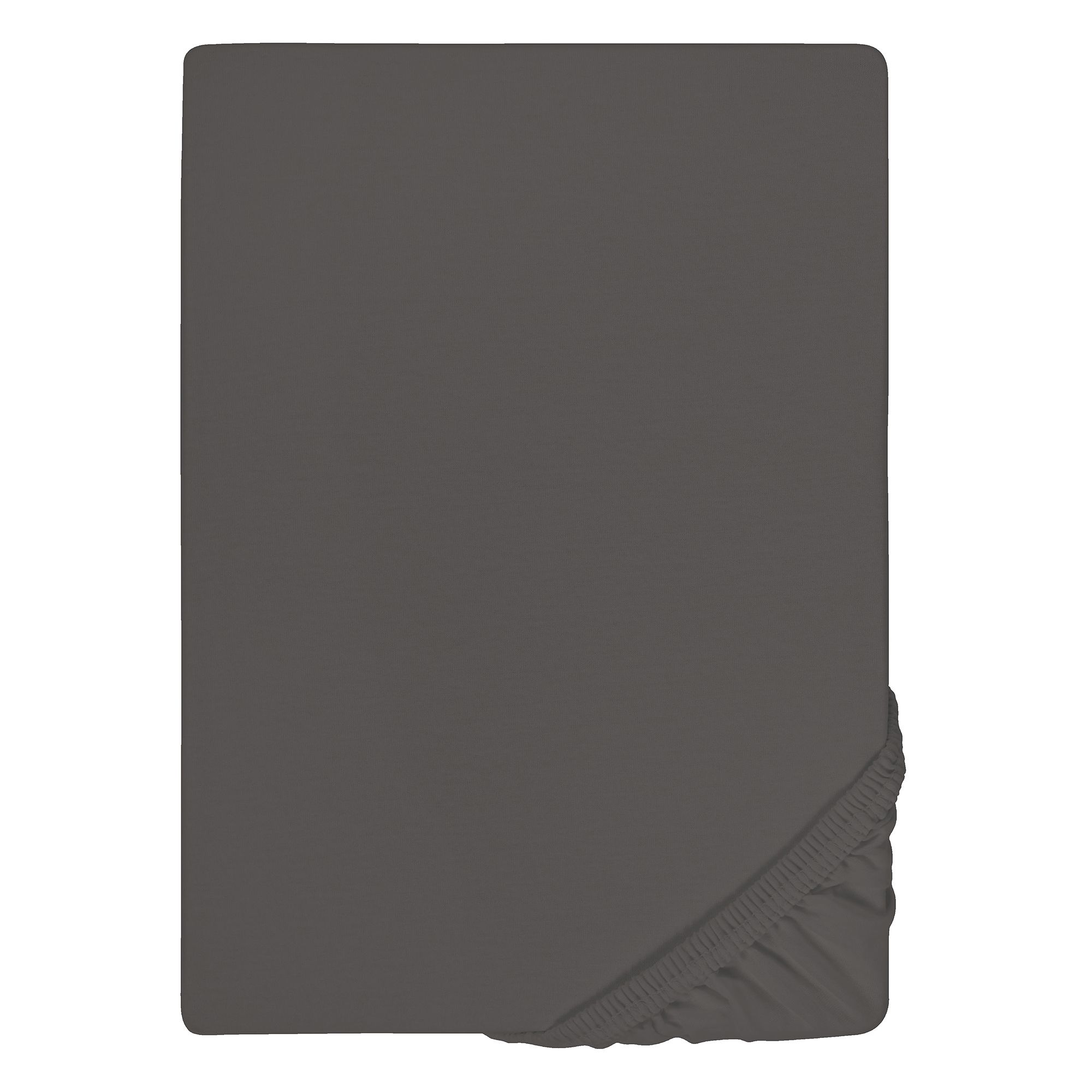 biberna® 1 uni Topper- Spannbettlaken Jersey-Elastic Größenauswahl