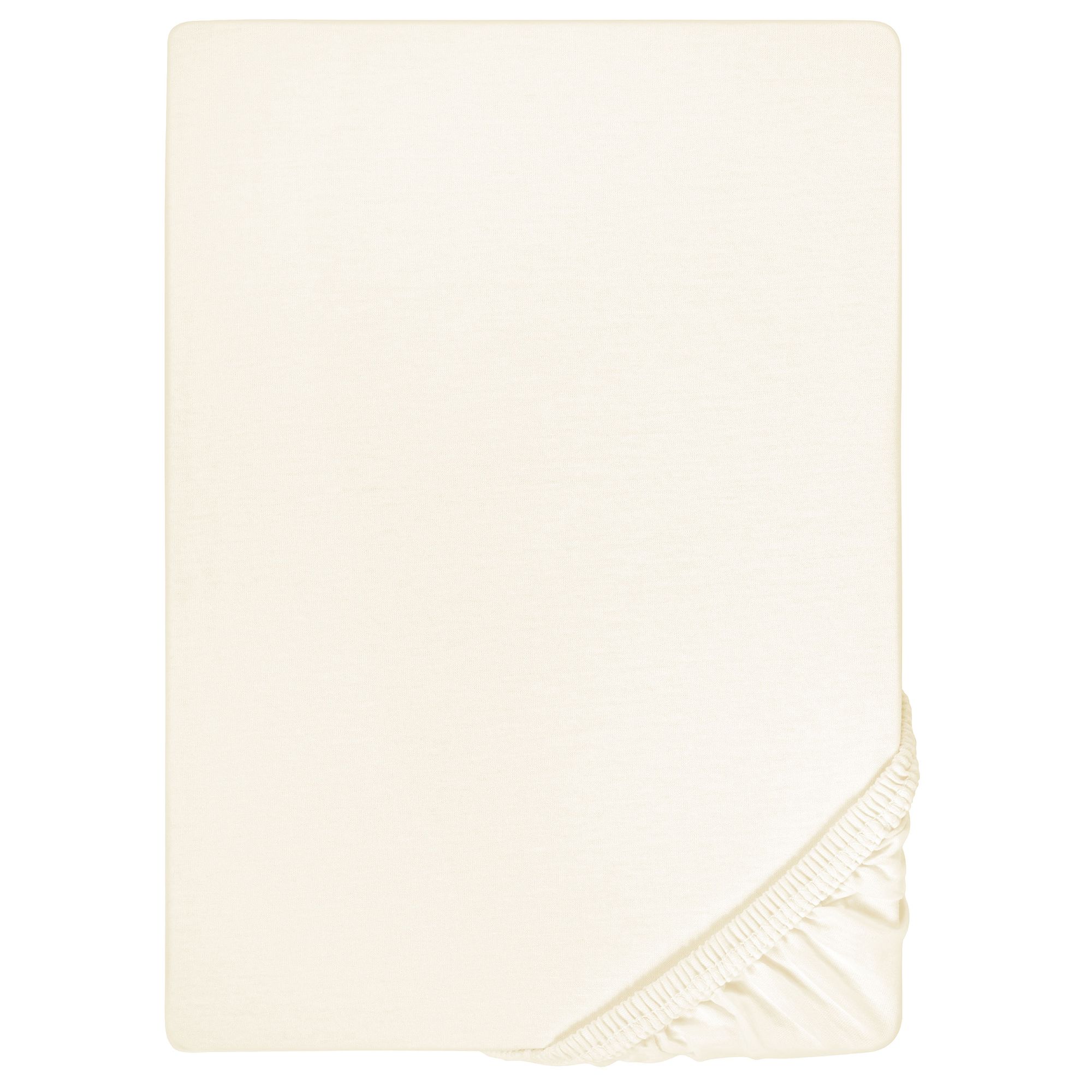 biberna® 1 uni Topper- Spannbettlaken Jersey-Elastic Größenauswahl