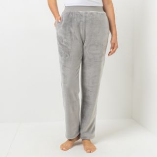 MONT CHALET Damen-Hose uni Mikrofaser Chinchilla Taschen