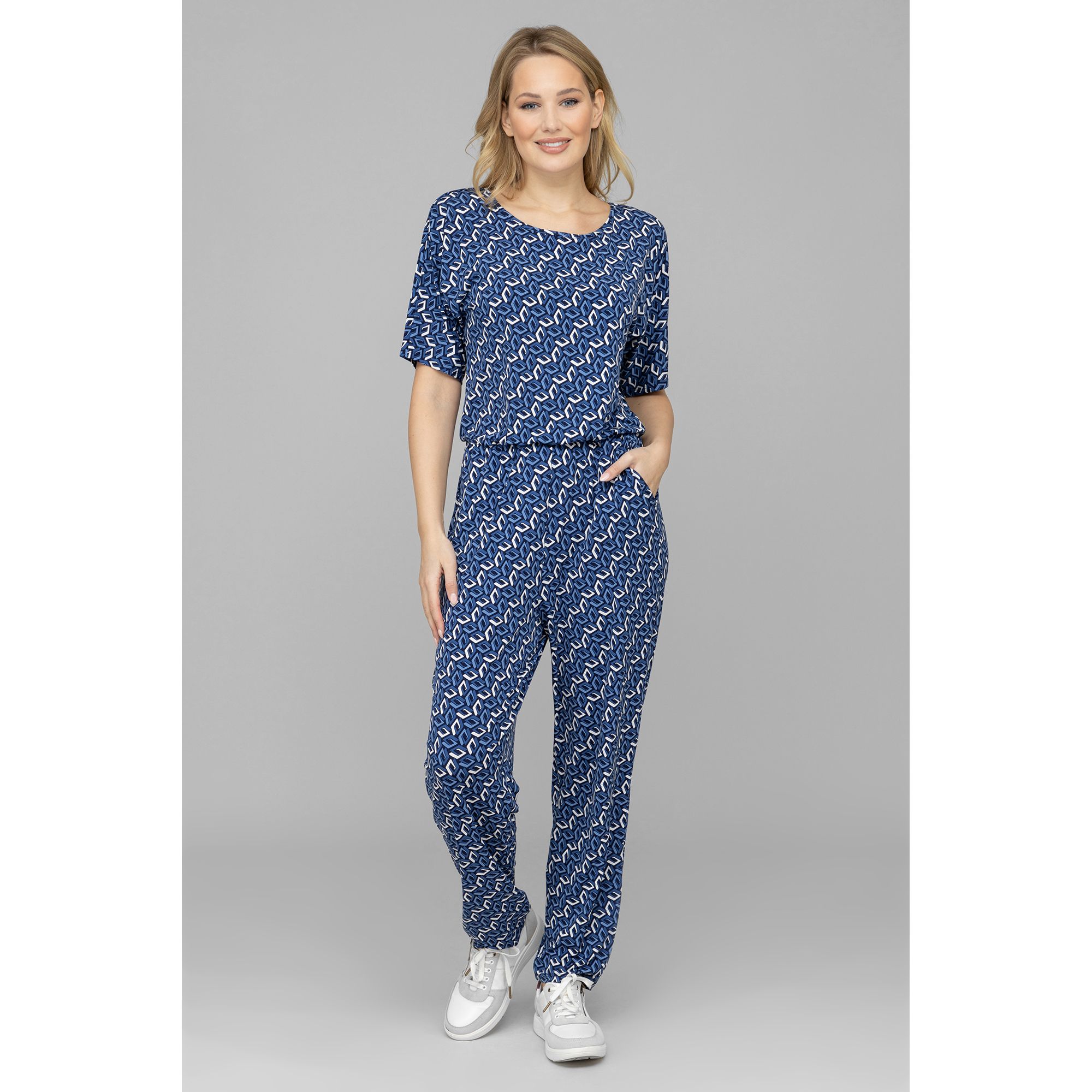 BWare KIM & CO. Jumpsuit Brazil Knit Jersey 2 Seitentaschen QVC.de