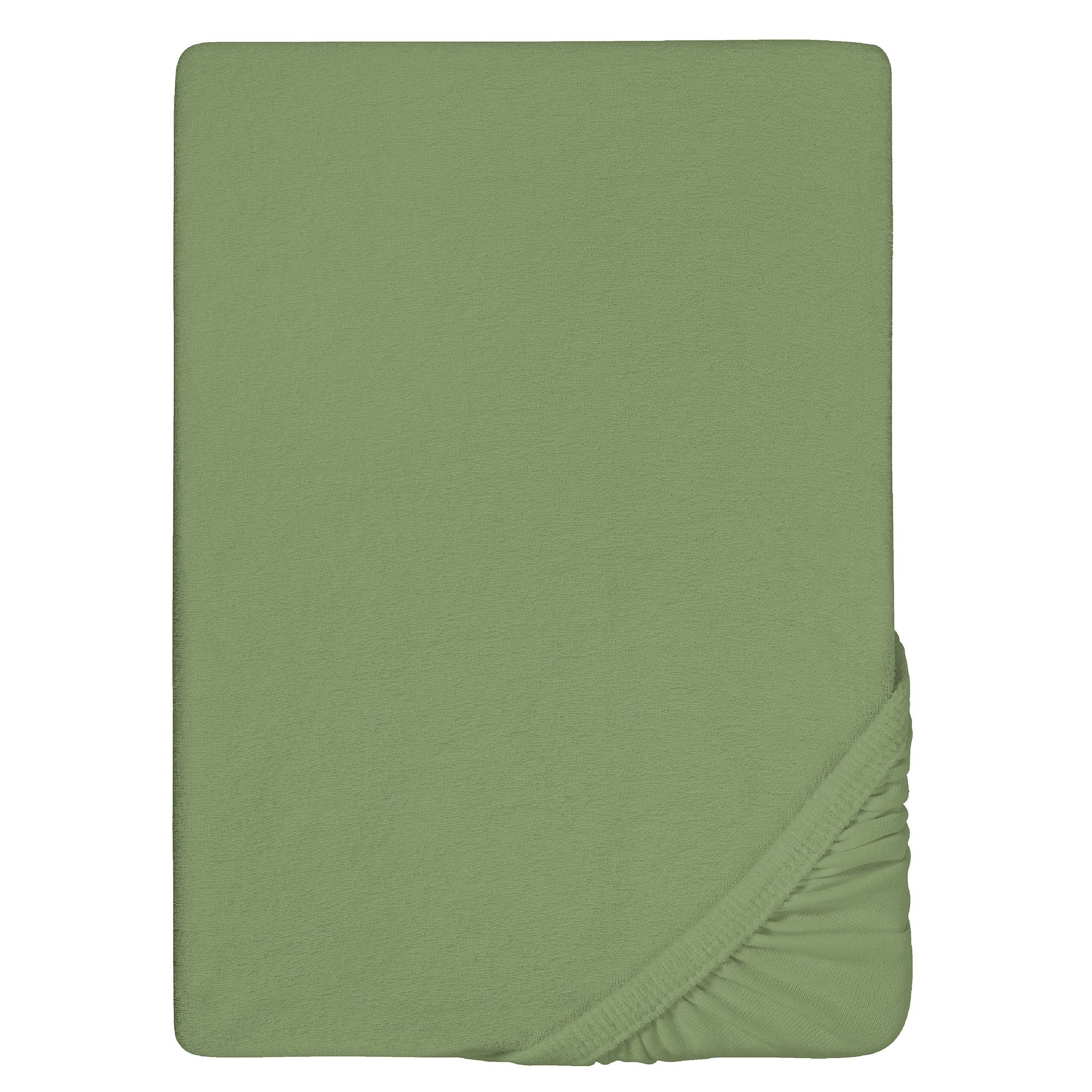 biberna® 1 Spannbettlaken uni Frottee-Stretch Größenauswahl