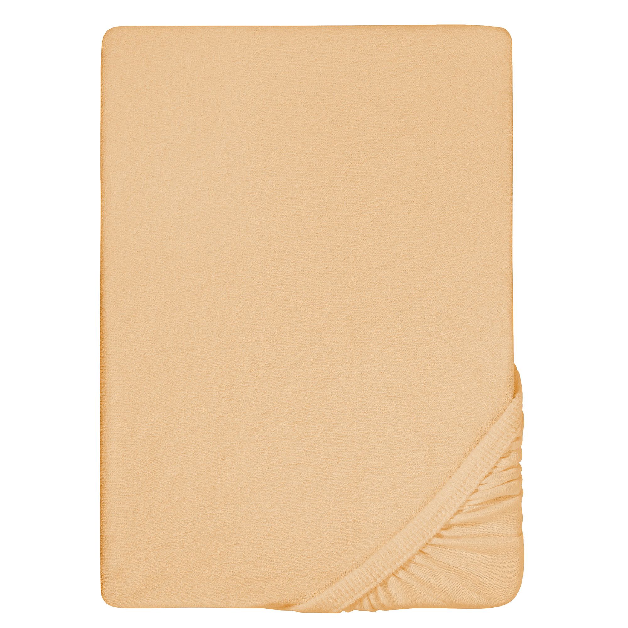 biberna® 1 Spannbettlaken uni Frottee-Stretch Größenauswahl