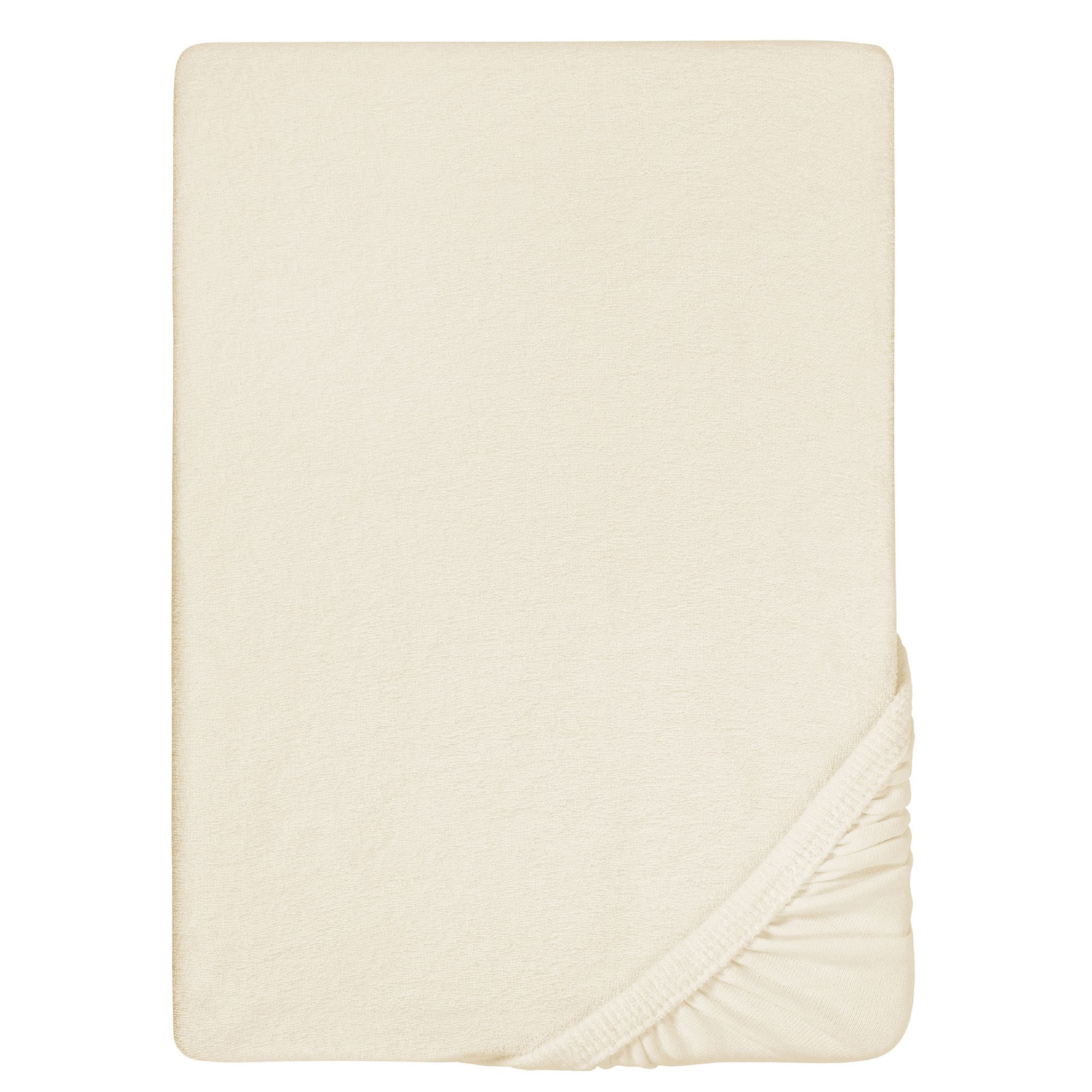 biberna® 1 Spannbettlaken uni Frottee-Stretch Größenauswahl