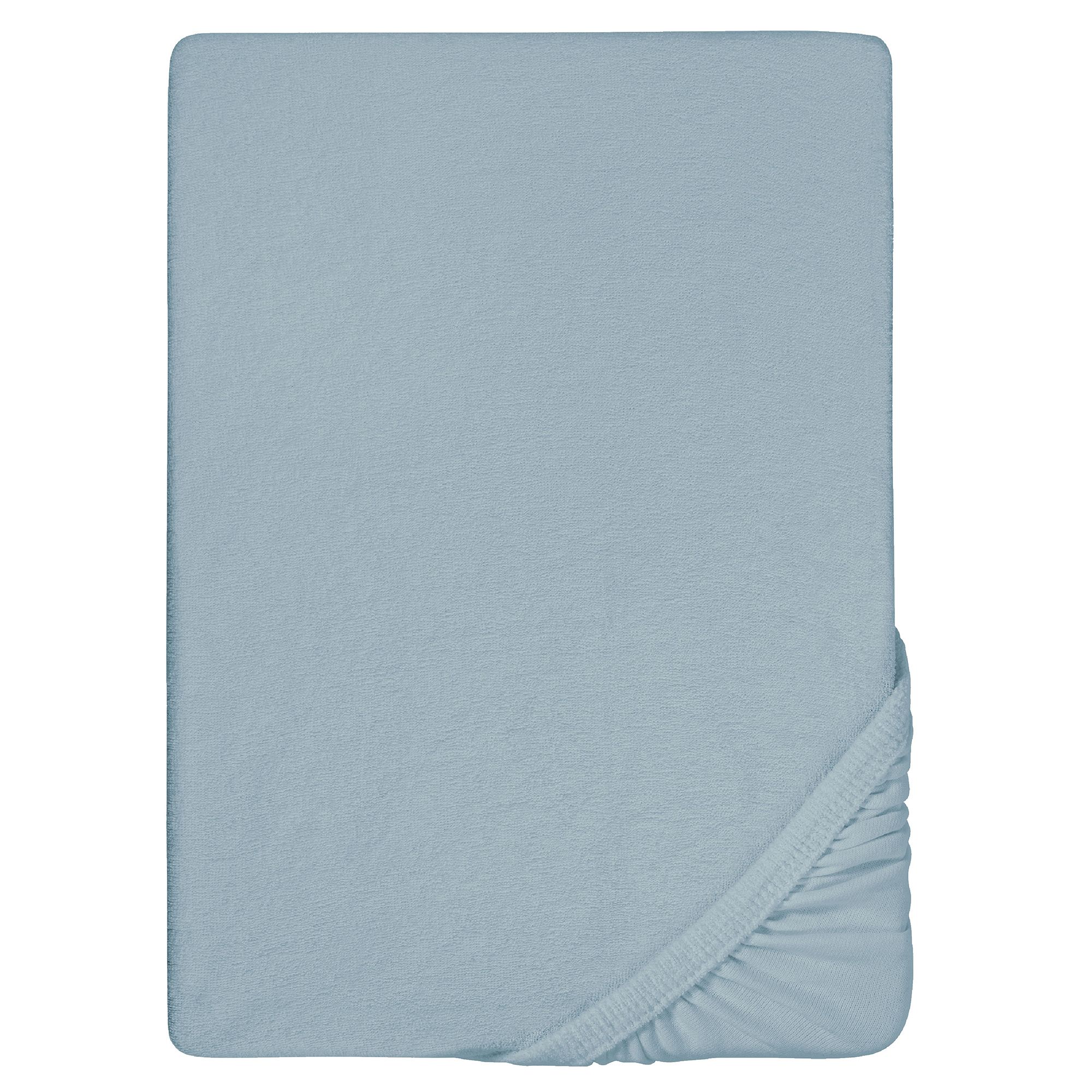 biberna® 1 Spannbettlaken uni Frottee-Stretch Größenauswahl