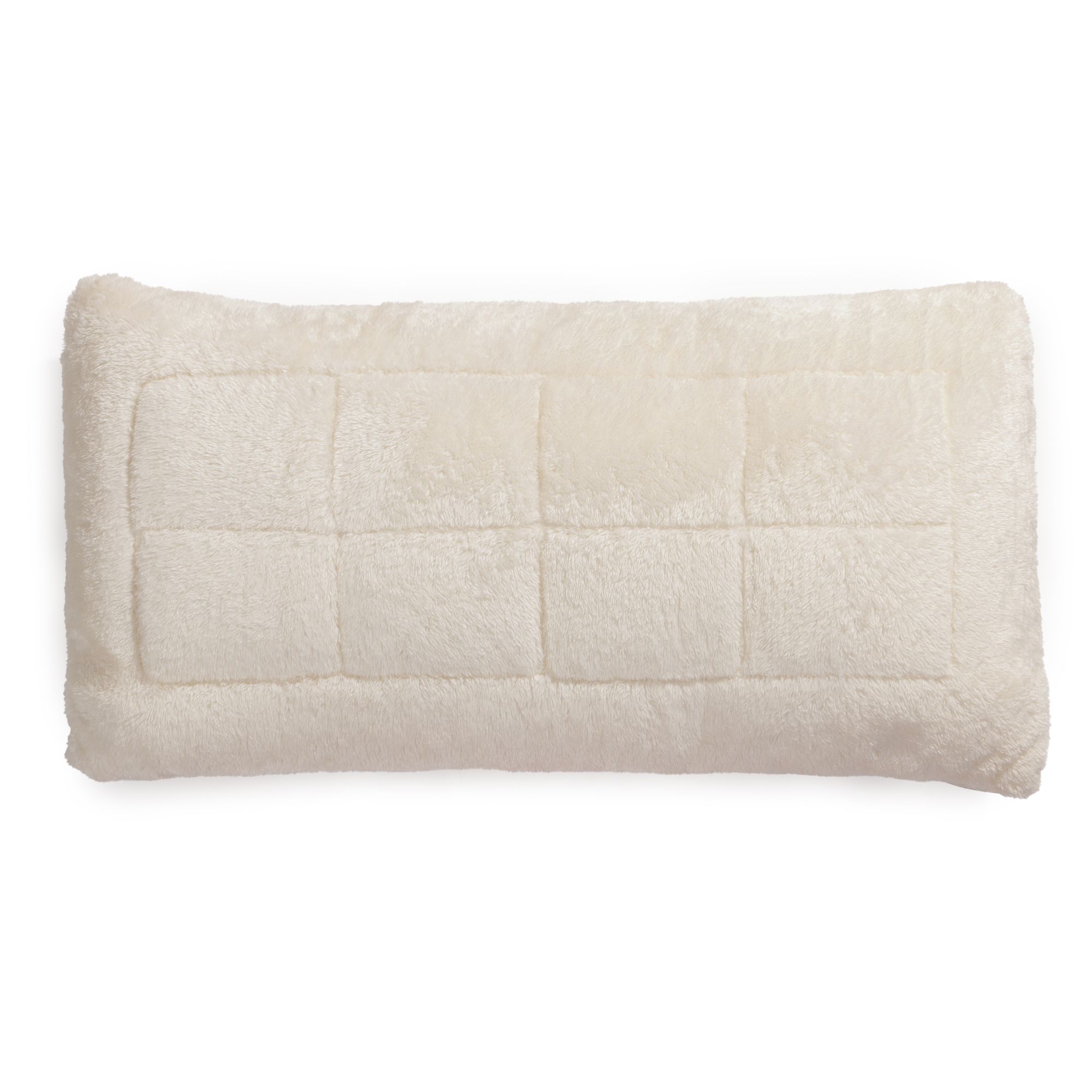 GOLDWOLKE Kopfkissen Klimaband Mikrofaser Teddyfell f.Allergiker geeignet