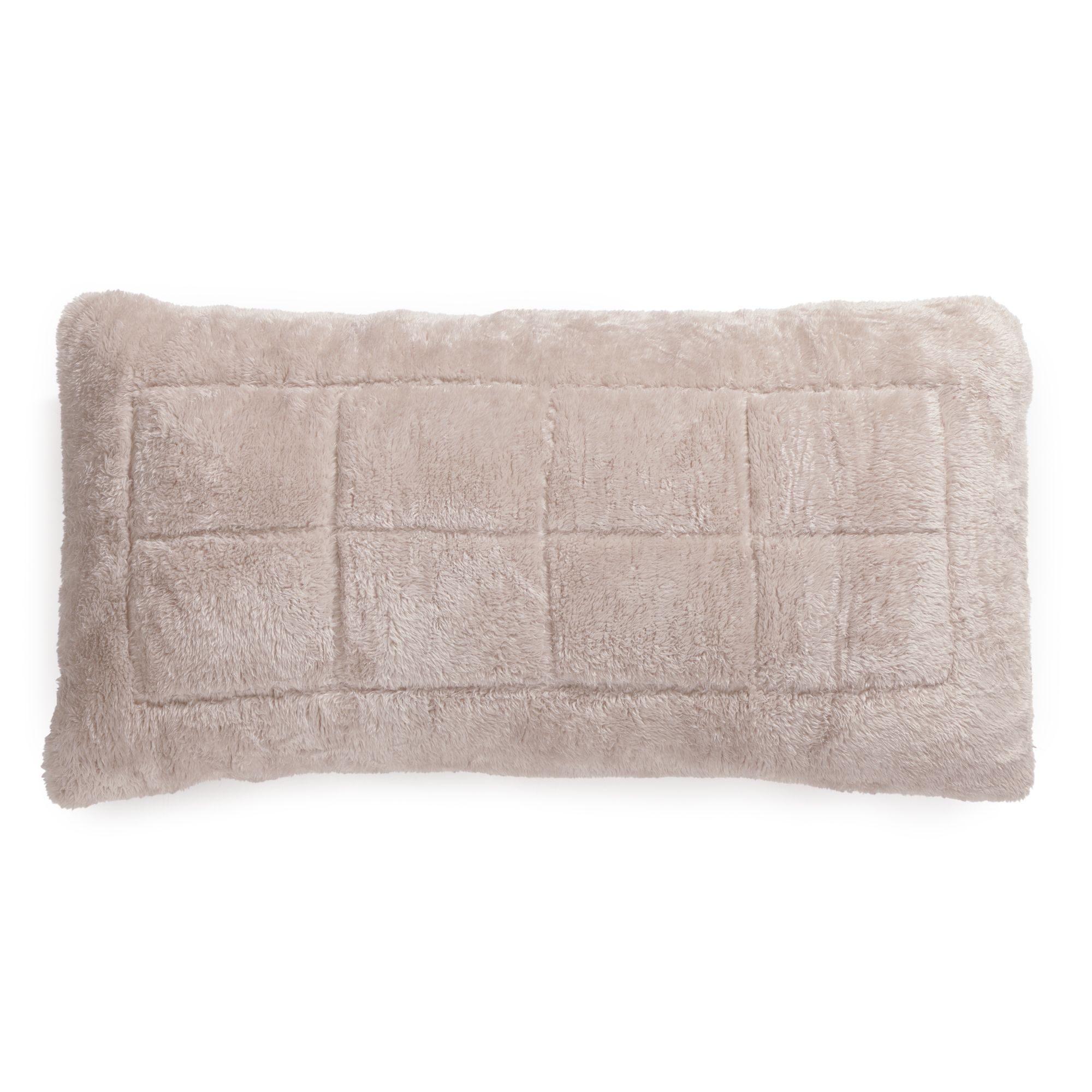 GOLDWOLKE Kopfkissen Klimaband Mikrofaser Teddyfell f.Allergiker geeignet