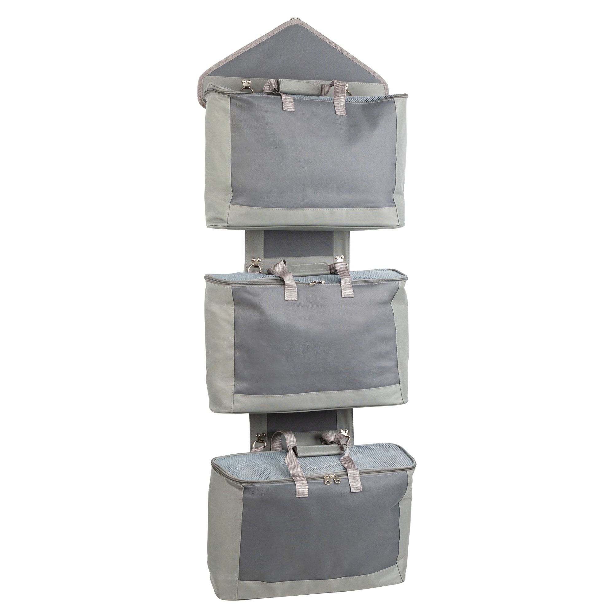 Universelles Aufbewahrungssystem Tür- oder Wandmontage abnehmbare Taschen 4tlg.