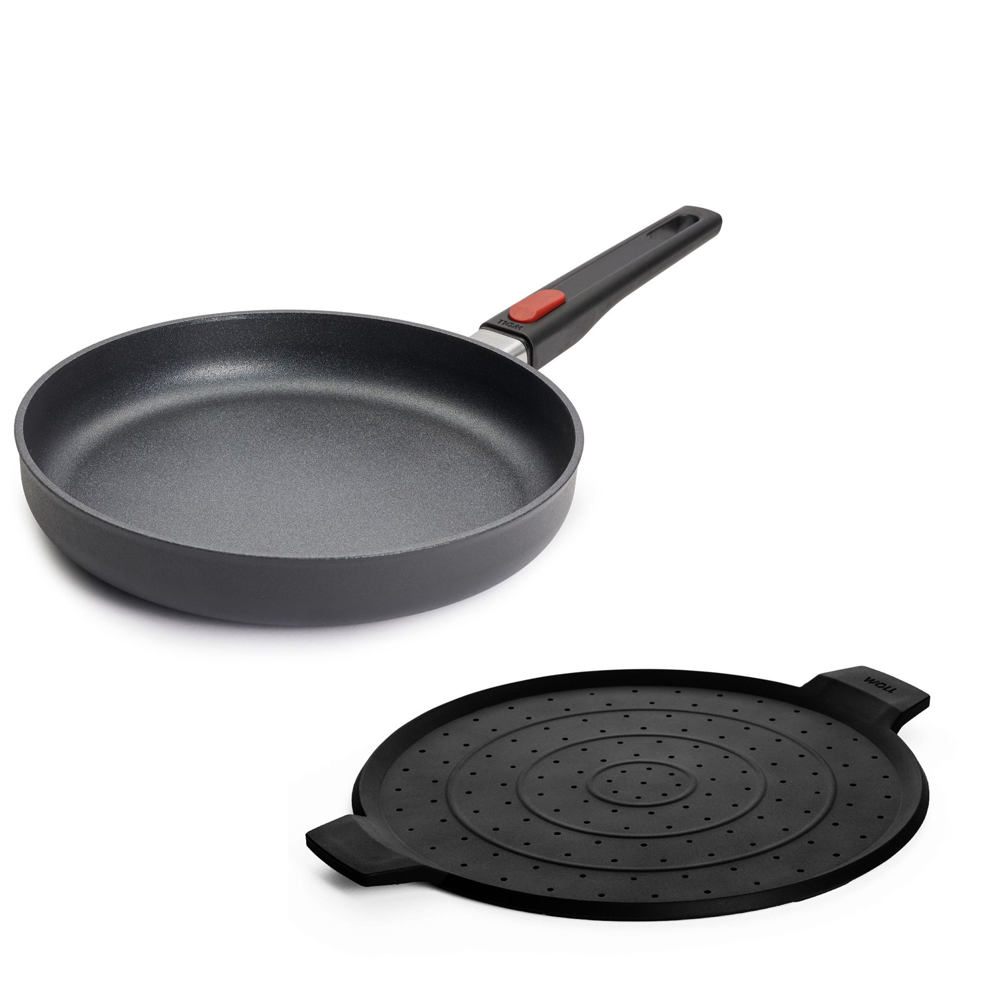  WOLL® D-Lite Induktiv Bratpfanne Ø26cm inkl. Spritzschutz
