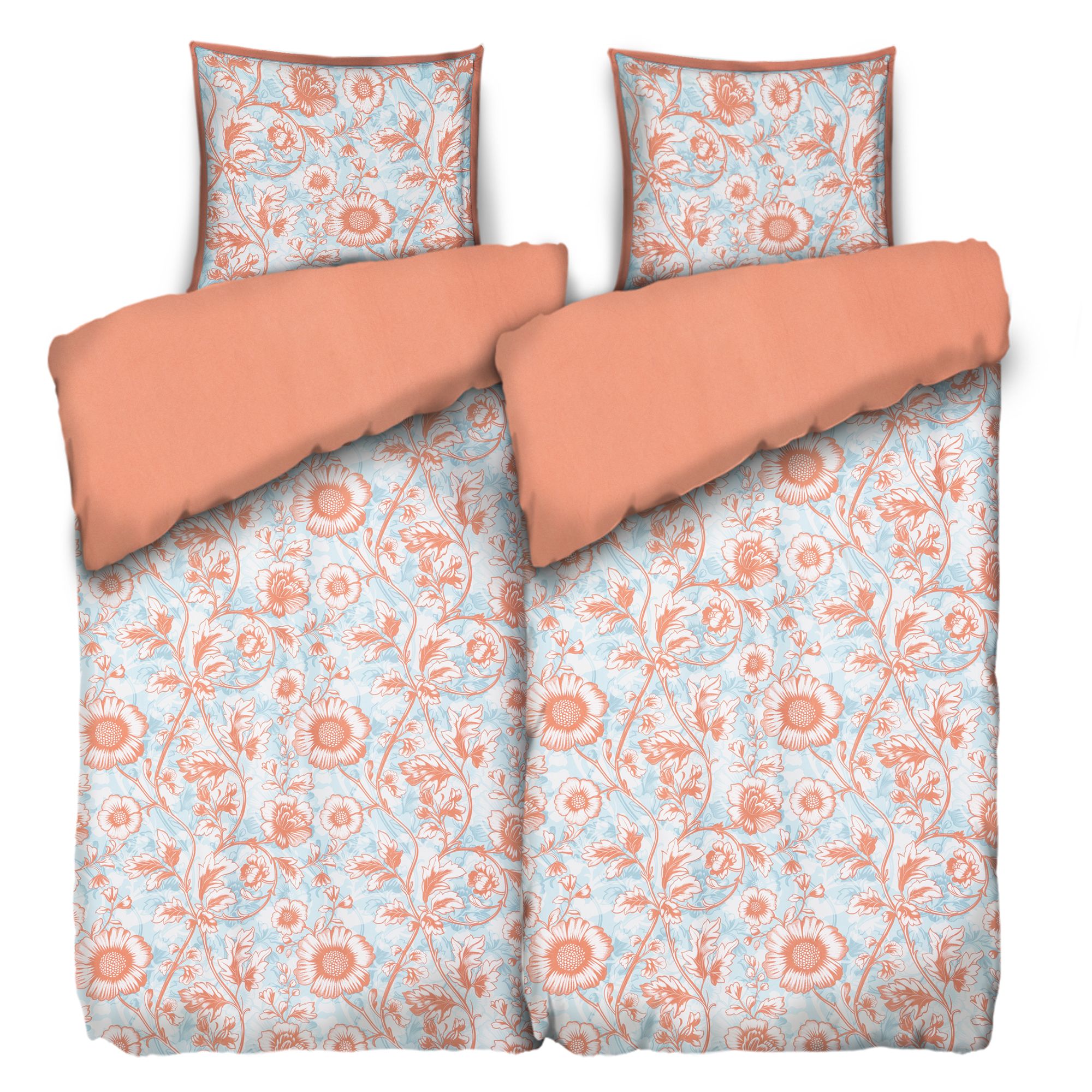 SOFT HARMONY Wendebettwäsche Stehsaum mit Paspel Mikrofaser samtweich Doppelbett, 4tlg.