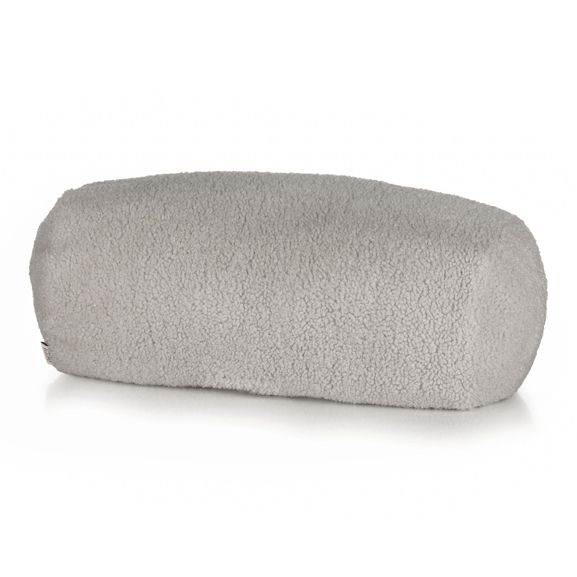 COZEE HOME 1 Nackenrolle uni MF Teddy Bouclé waschbar, ca. 25x50cm