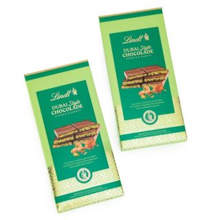 LINDT Dubai Style Schokolade mit Pistazie und Kadayif 2x Tafeln à 145/150g