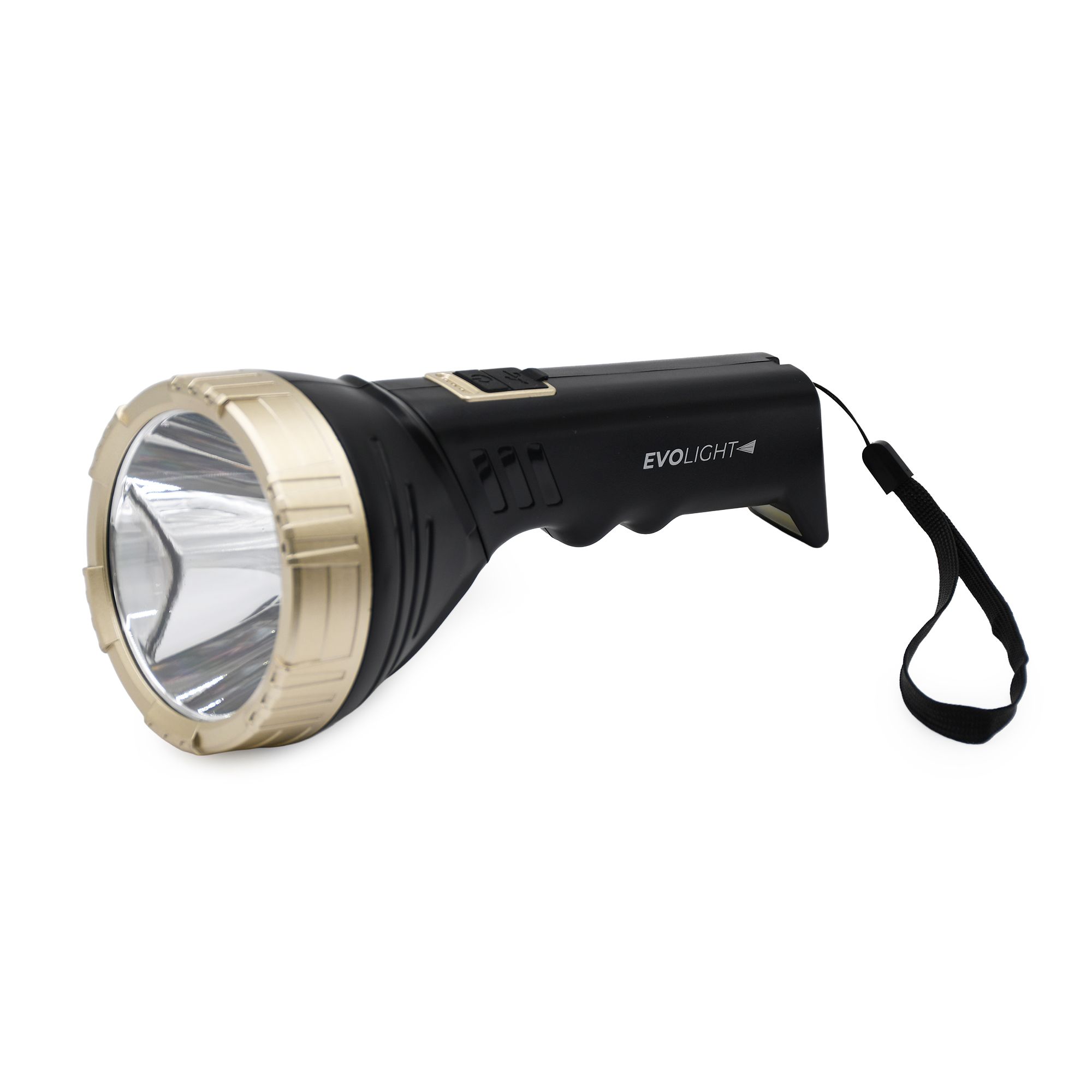 EVO Light LED-Taschenlampe & Spotlicht 4.000mAh Powerbank wiederaufladbar