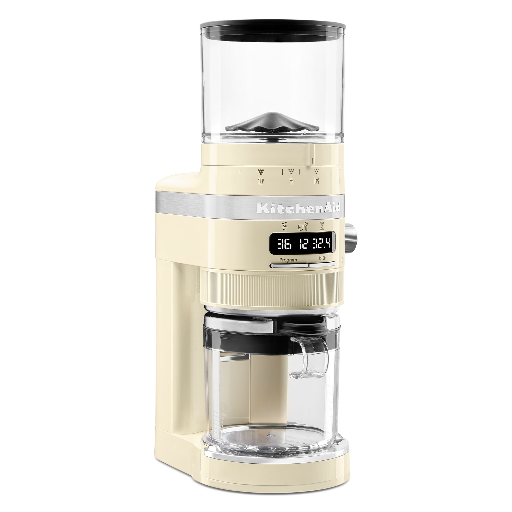 KITCHENAID® 5KCG8433 Kaffeemühle 70 Mahleinstellungen Automatik-Dosierung mit Siebträgerhalter