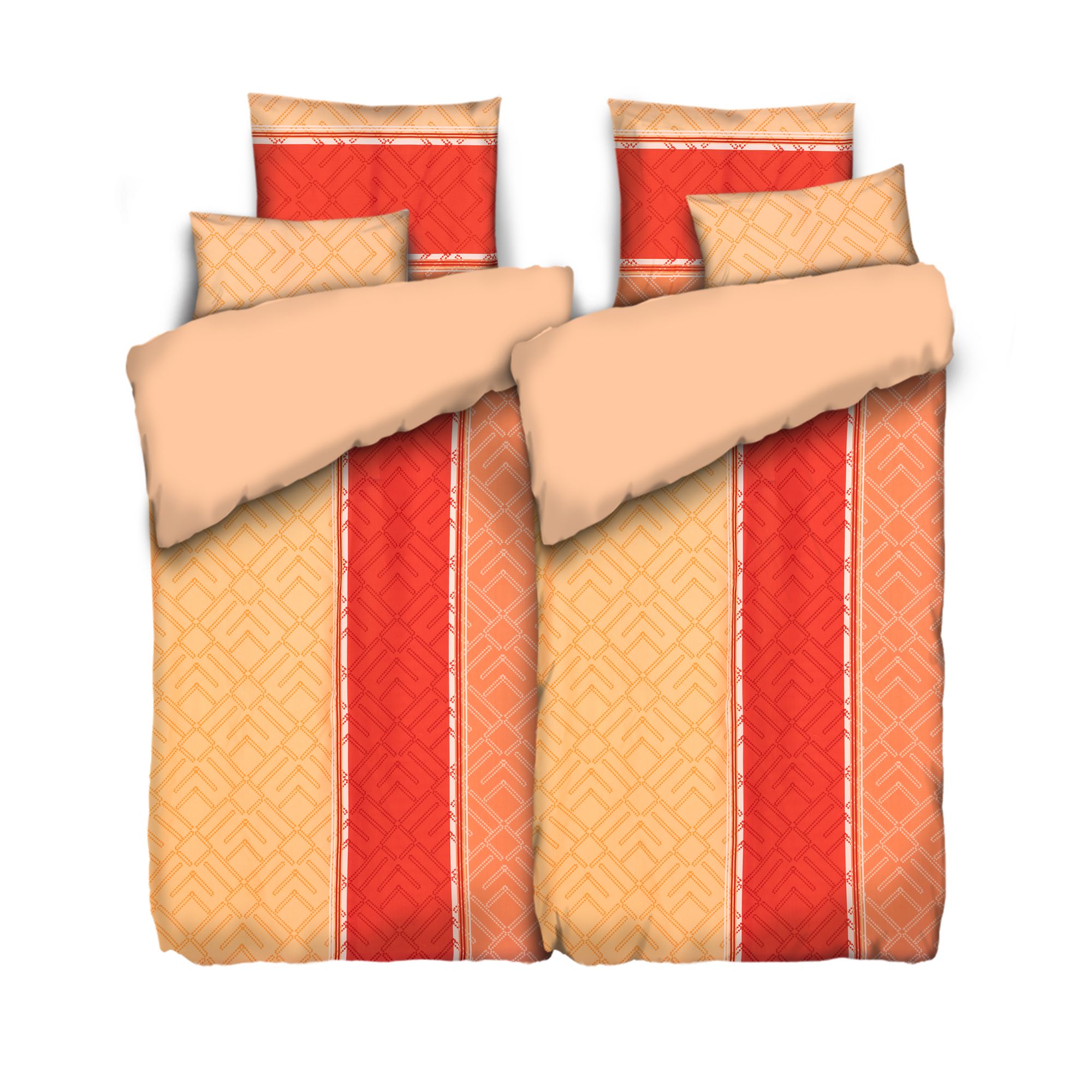 SOFT HARMONY Wendebettwäsche Grafik Mikrofaser samtweich Doppelbett, 6tlg