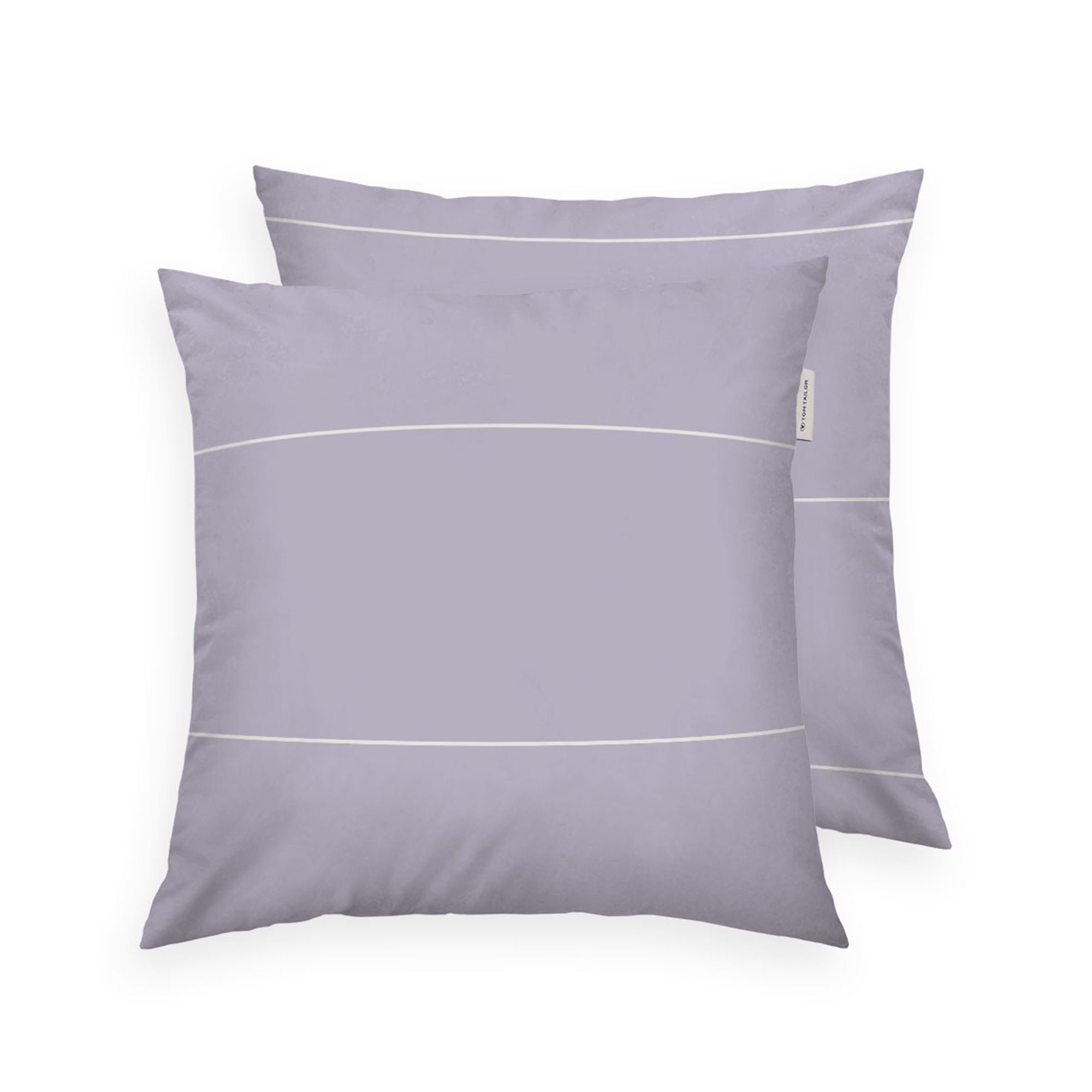 TOM TAILOR 1 Kissenhülle Streifen-Design Baumwoll Renforcé Farb-/Größenauswahl