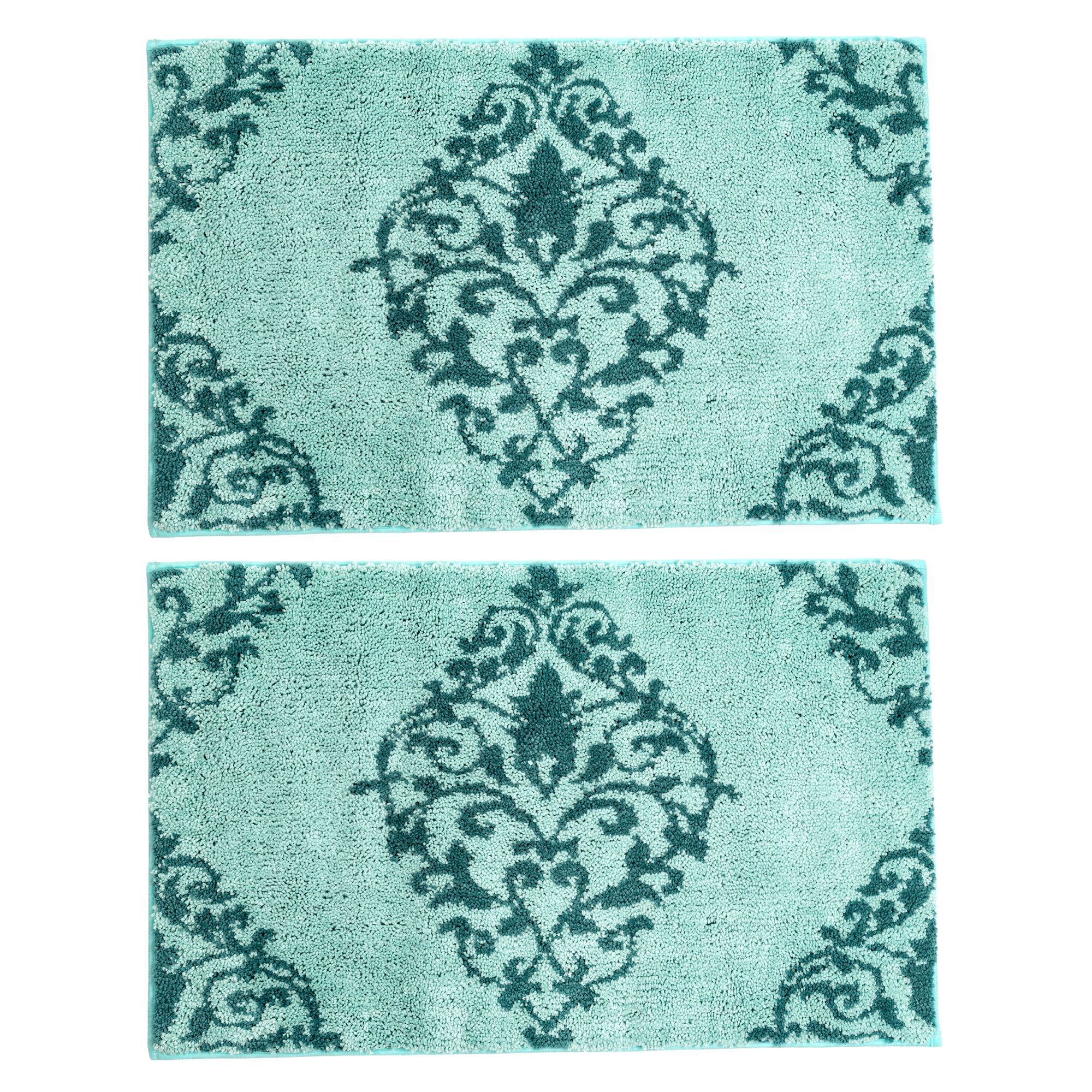 CASA FONDO 2 Fußmatten Ornamente Mikrofaser waschbar, ca. 50x80cm